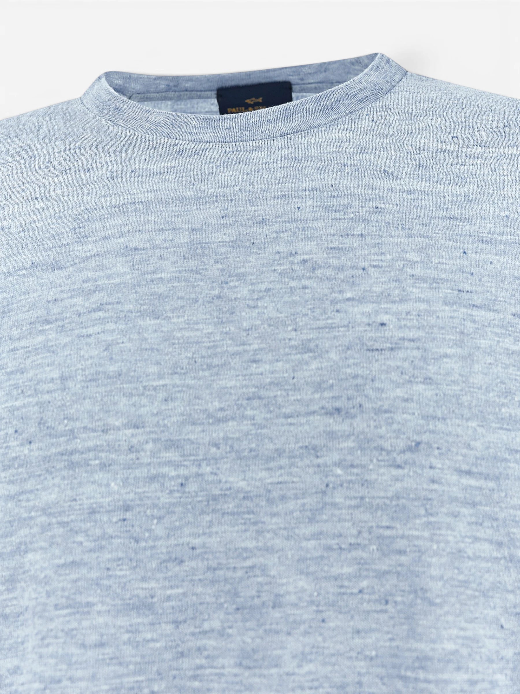 Pure Linen Jersey T-shirt - Lichtblauw