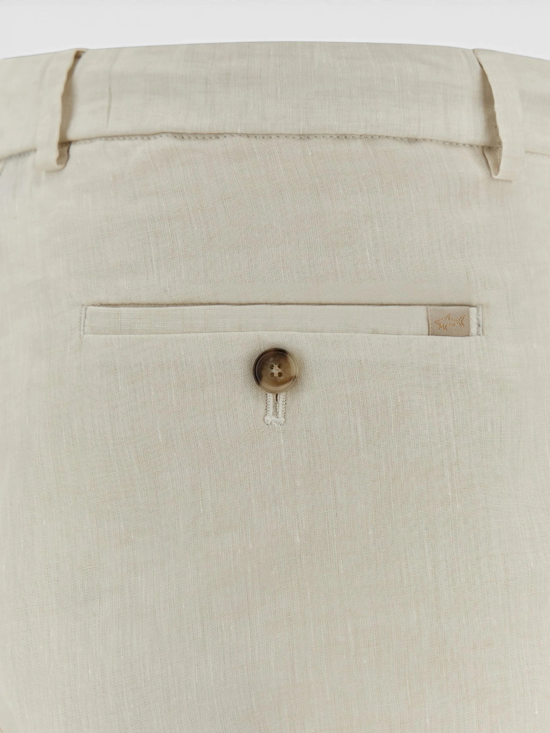 Linnen Chino Pantalon - Off White