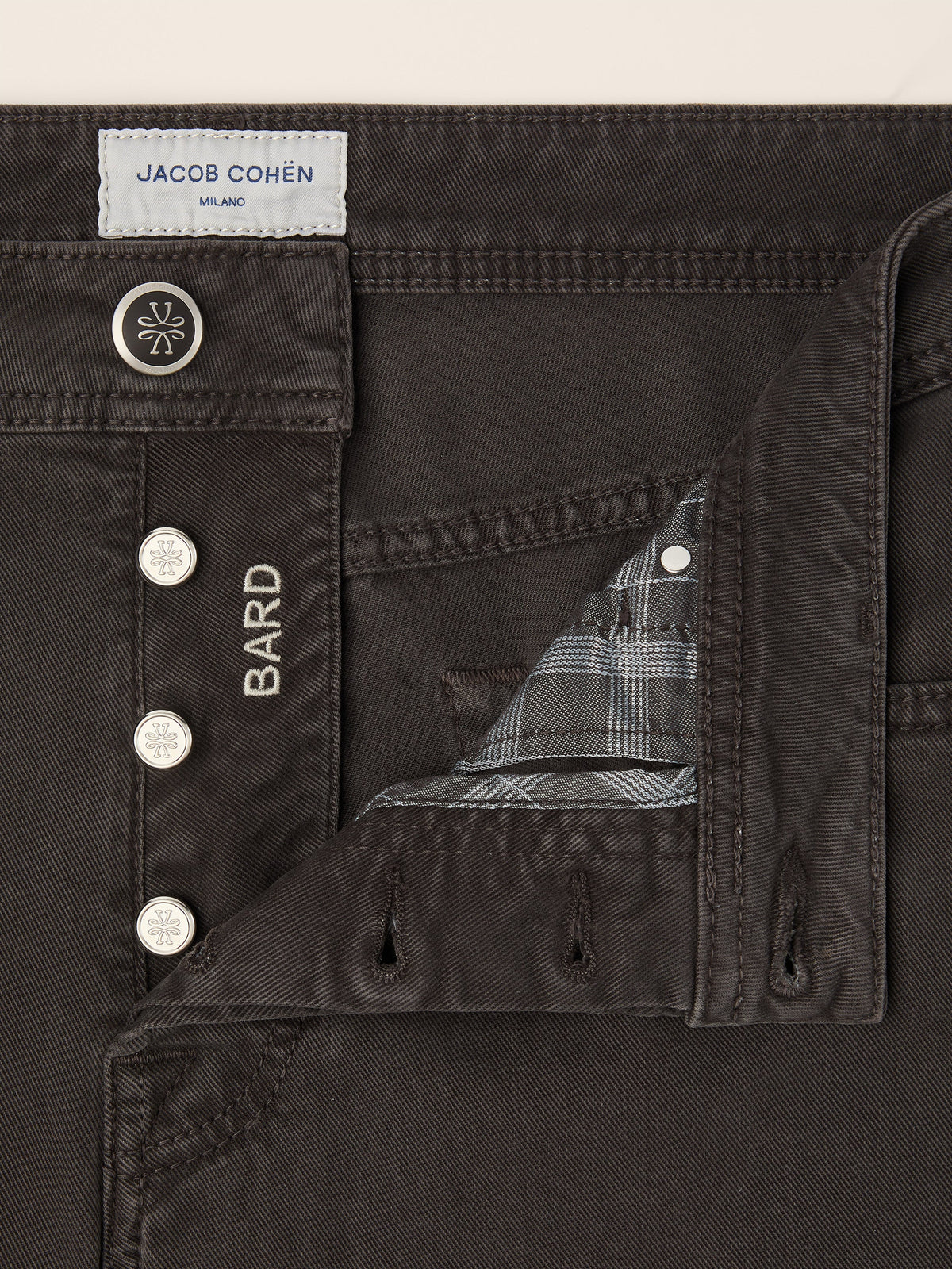 Bard 5 Pocket Slim-Fit Broek JUM QE004 036 S4216 TN - Donkerbruin