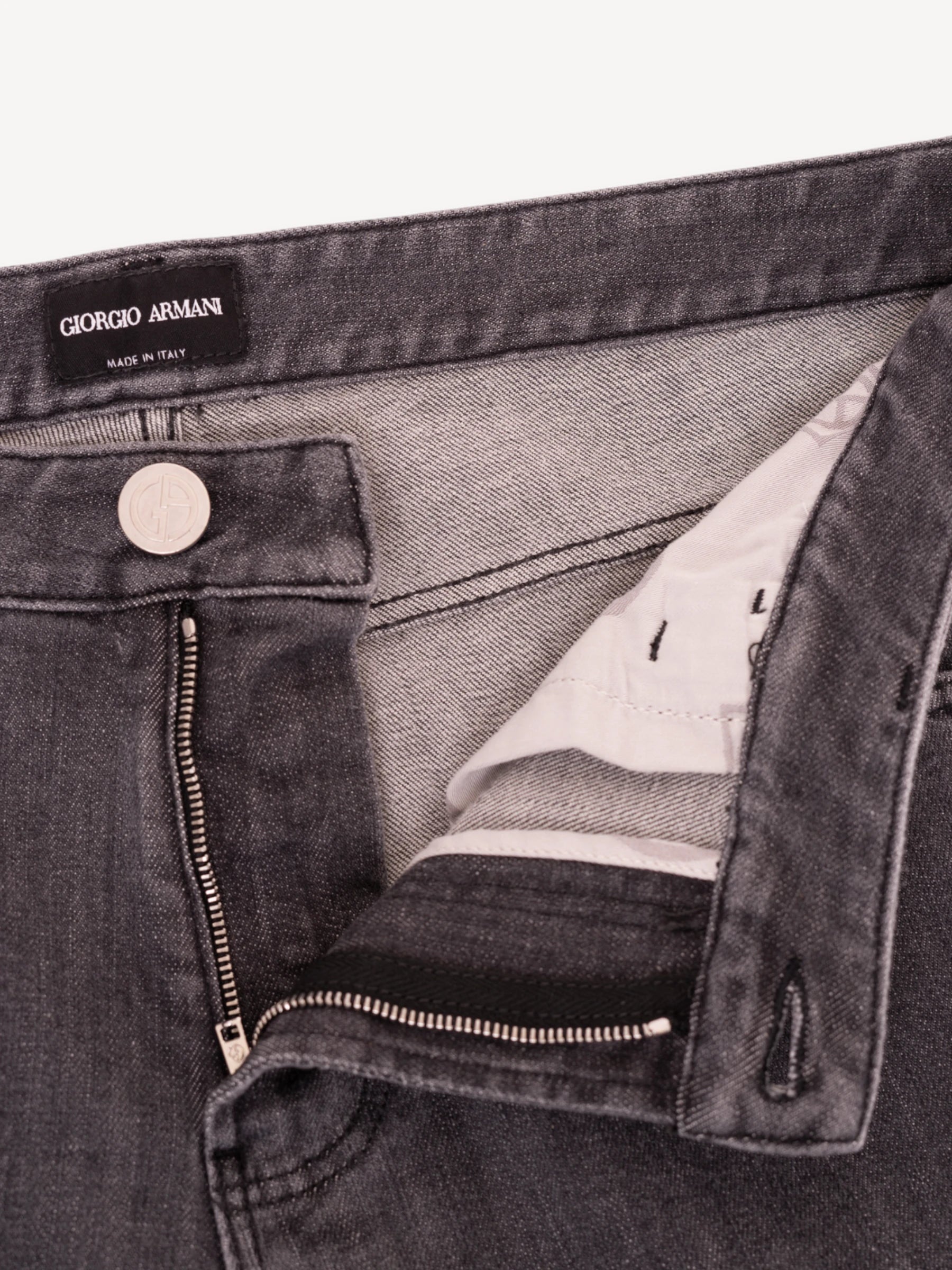 5-Pocket Denim Jeans - Donkergrijs