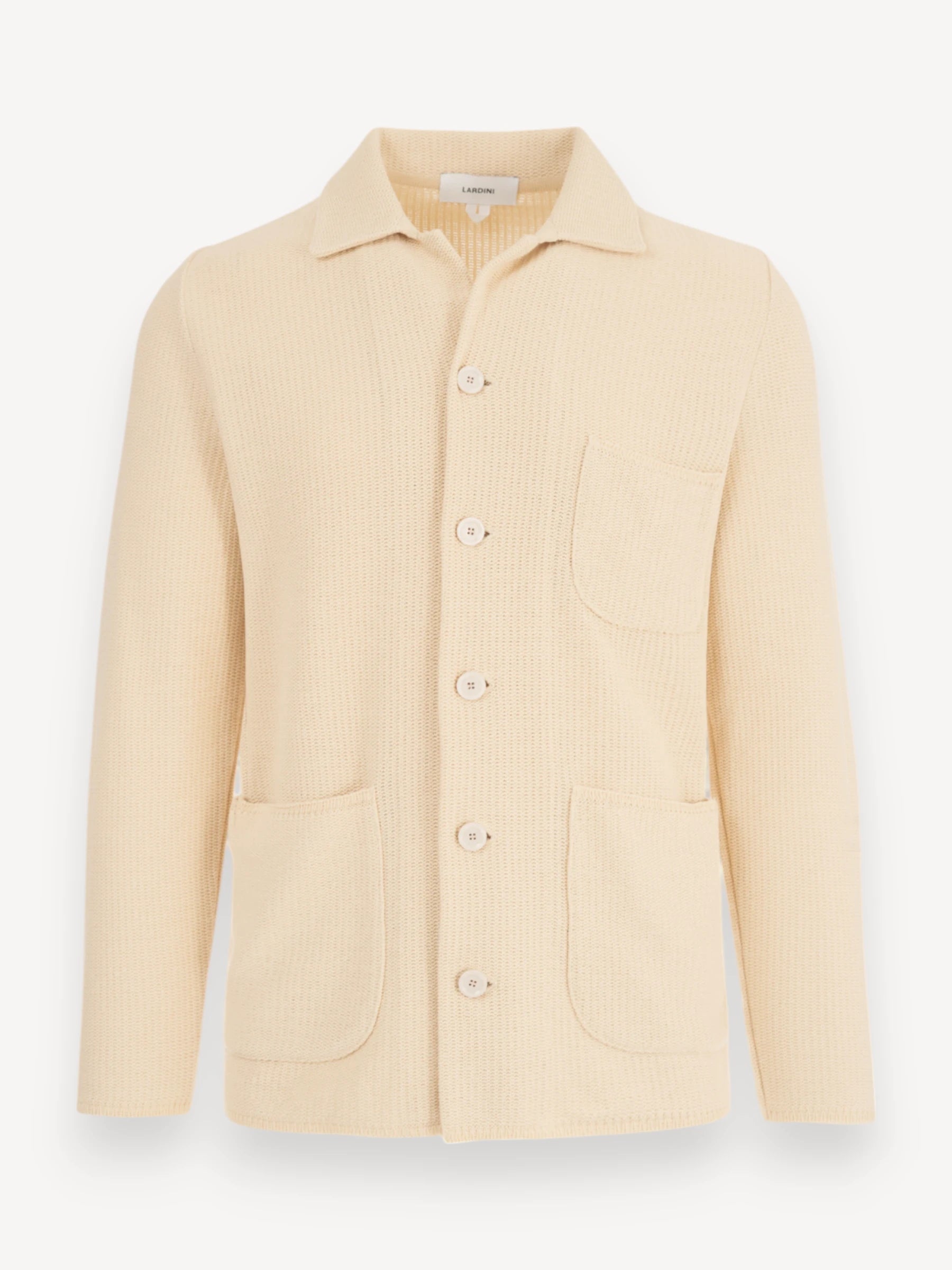 Gebreid Overshirt - Beige