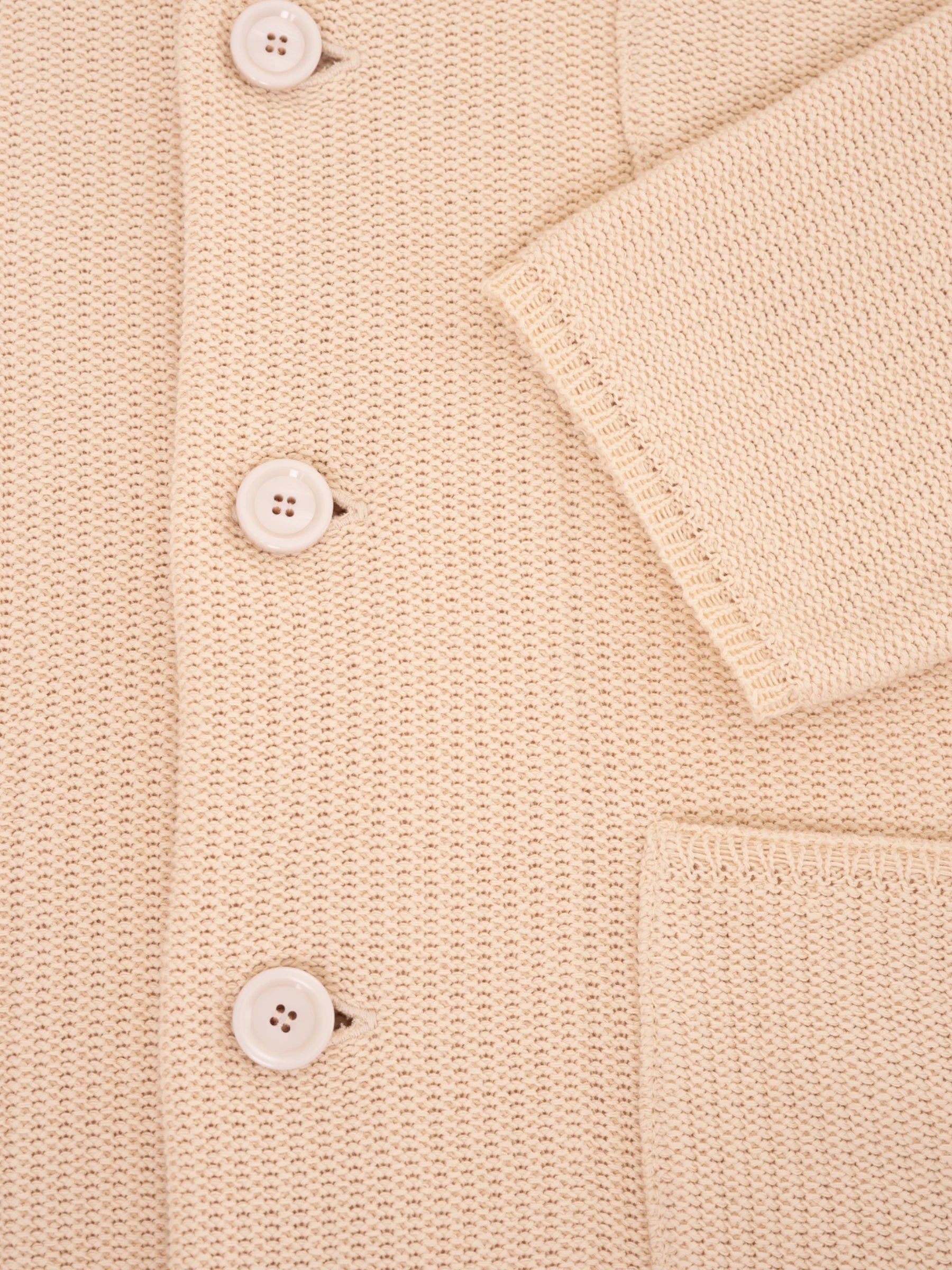 Gebreid Overshirt - Beige