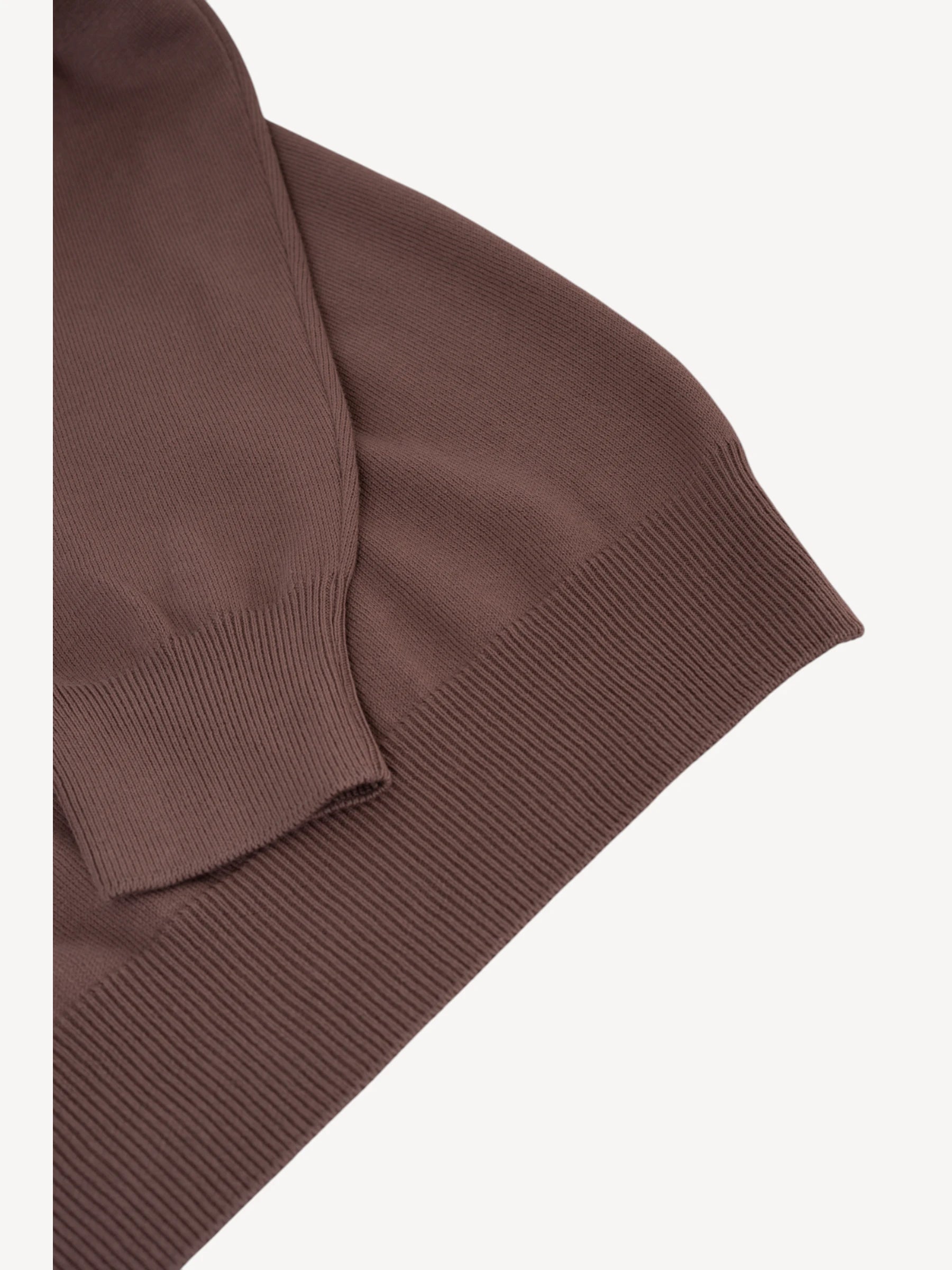 Halfzip Trui - Taupe