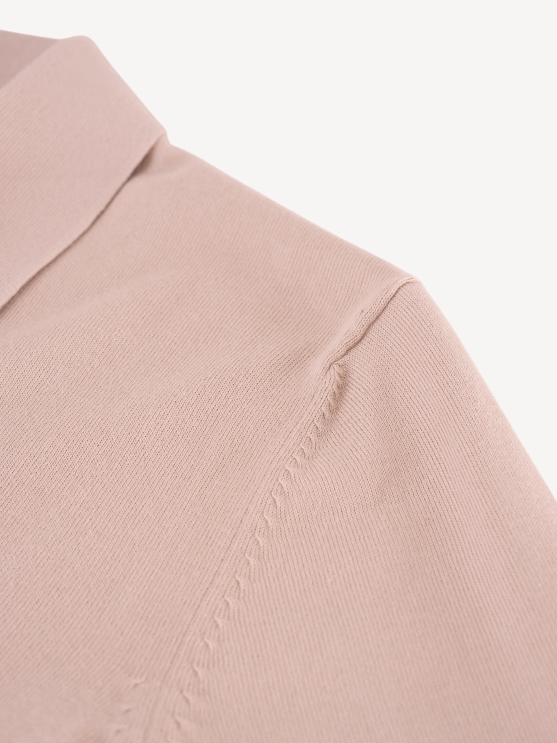 Gebreid Shirt - Beige