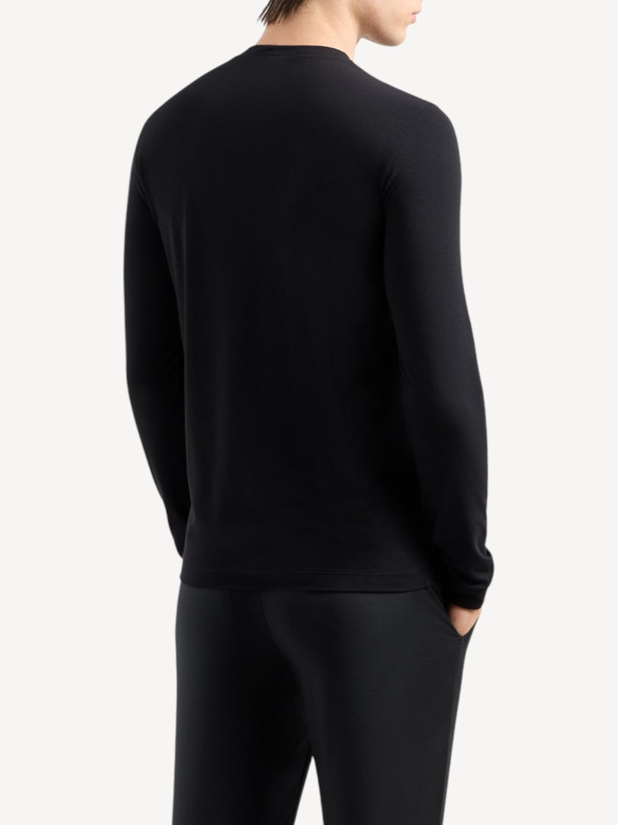 T-shirt Lange Mouw - Zwart