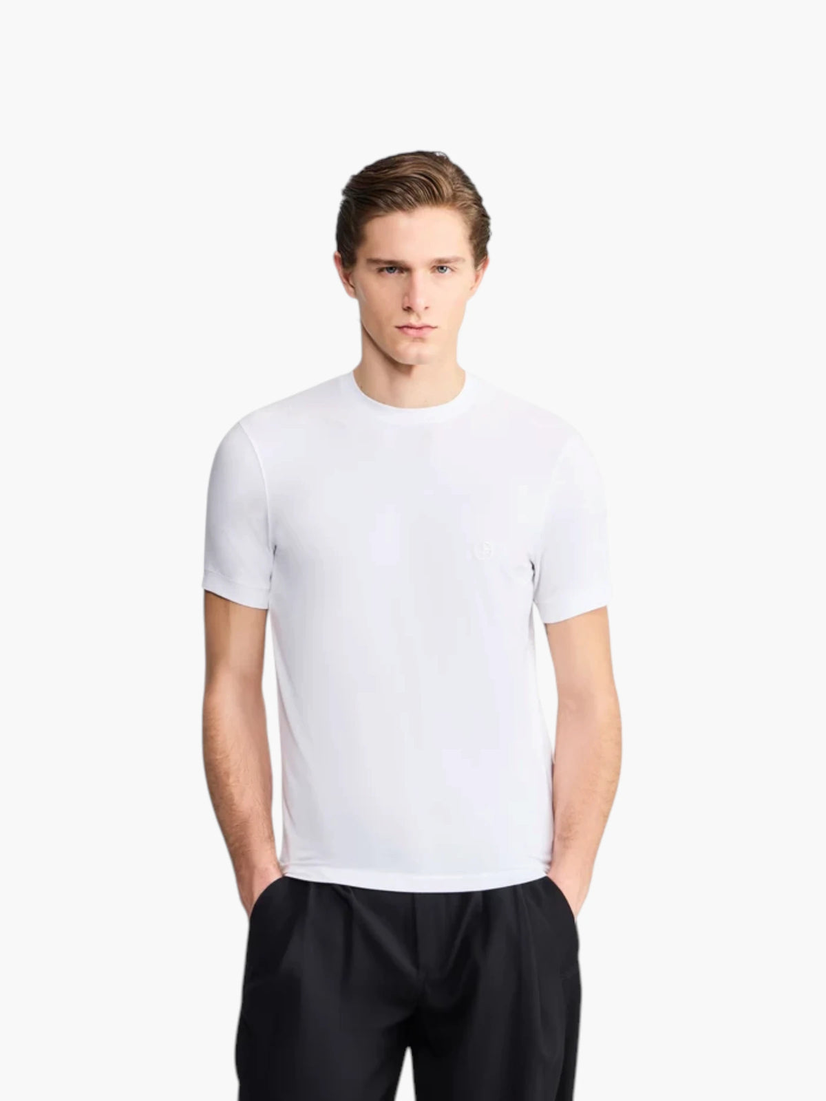 Giorgio Armani T-shirt 3GST52 SJP4Z U090 - Wit
