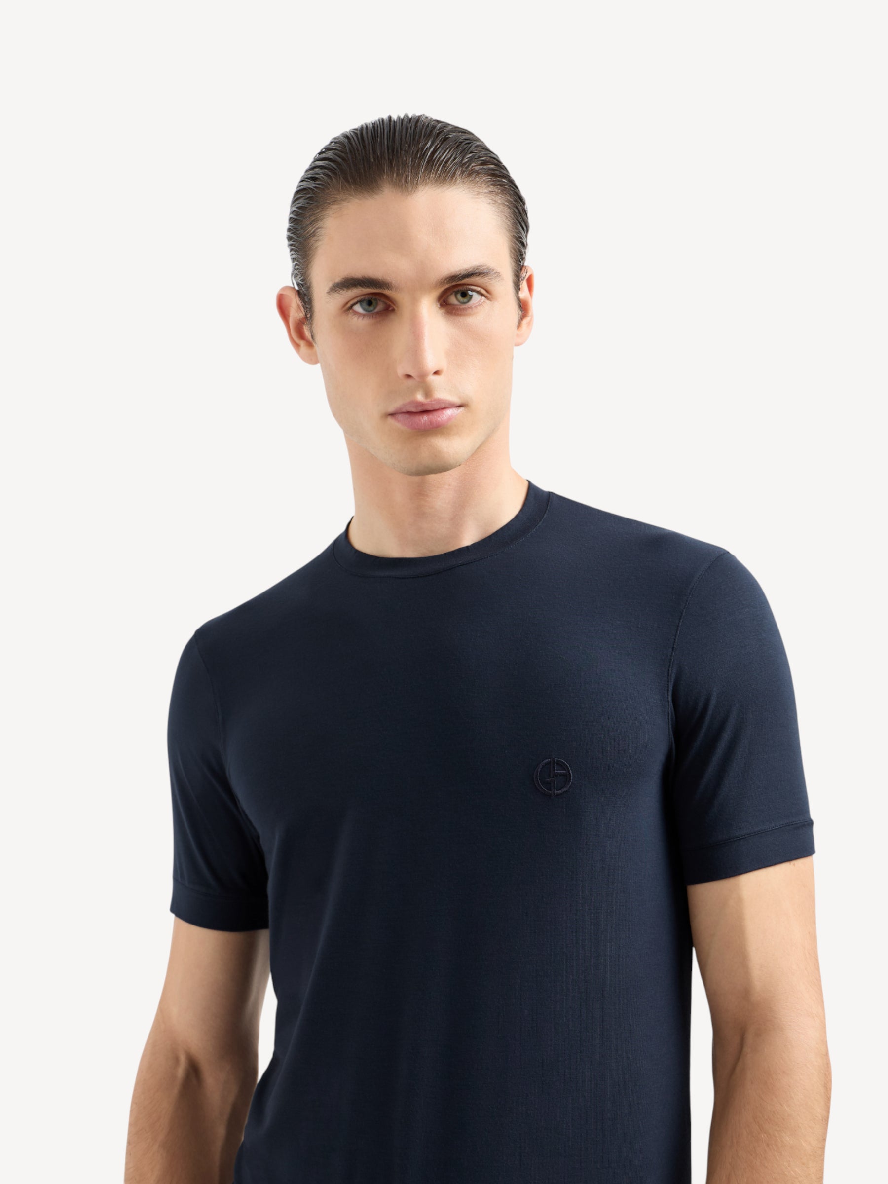 Jersey Stretch T-Shirt - Navy