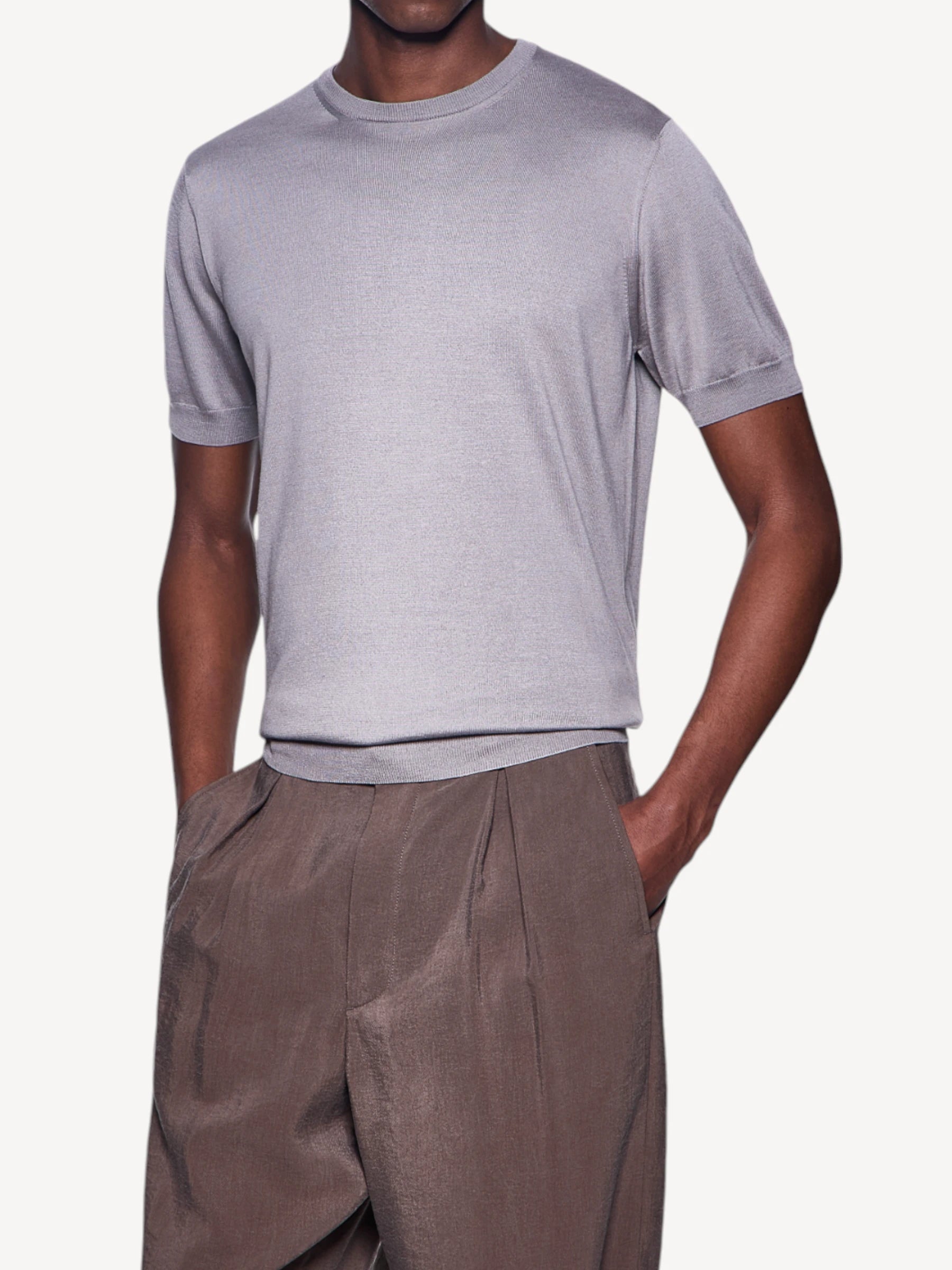 Knitted Shirt - Pearl