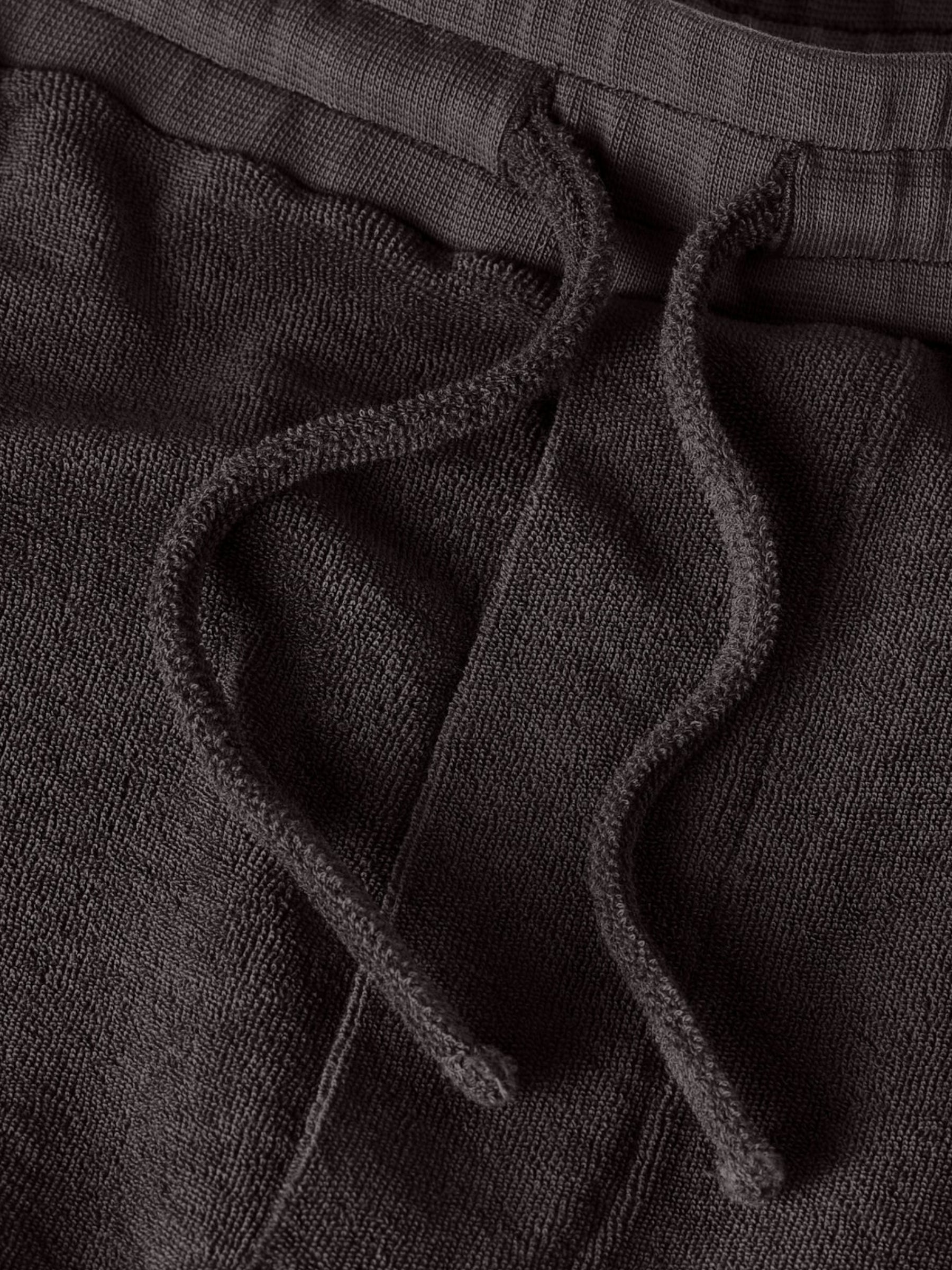 Baxter Toweling Shorts - Dark Brown