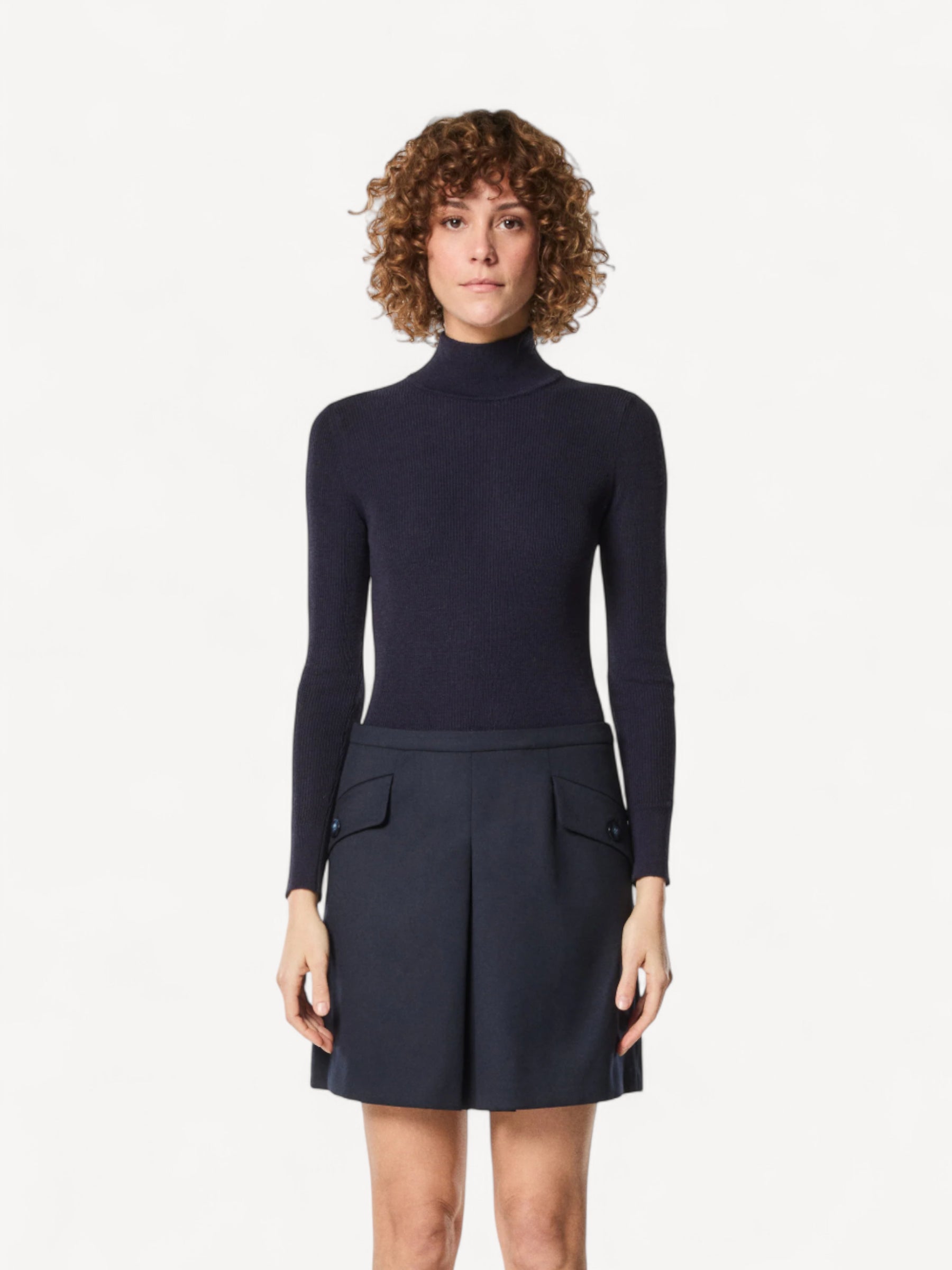 Ashley Dress - Donkerblauw