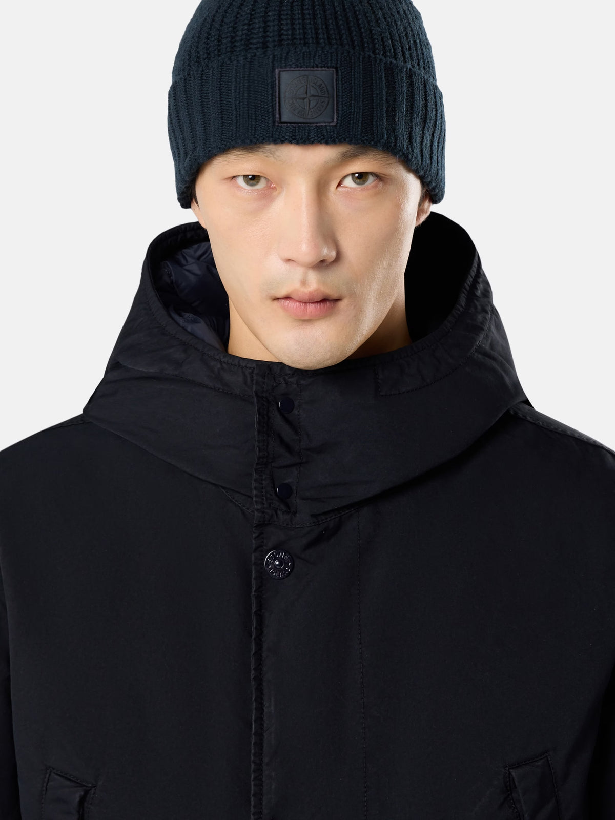 Stone Island L2S154100062 S0F27 Short Parka - Donkerblauw