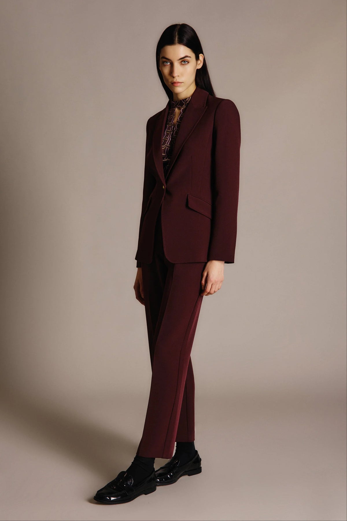 Pantalone New York 42BB ERRE - Bordeaux Rood