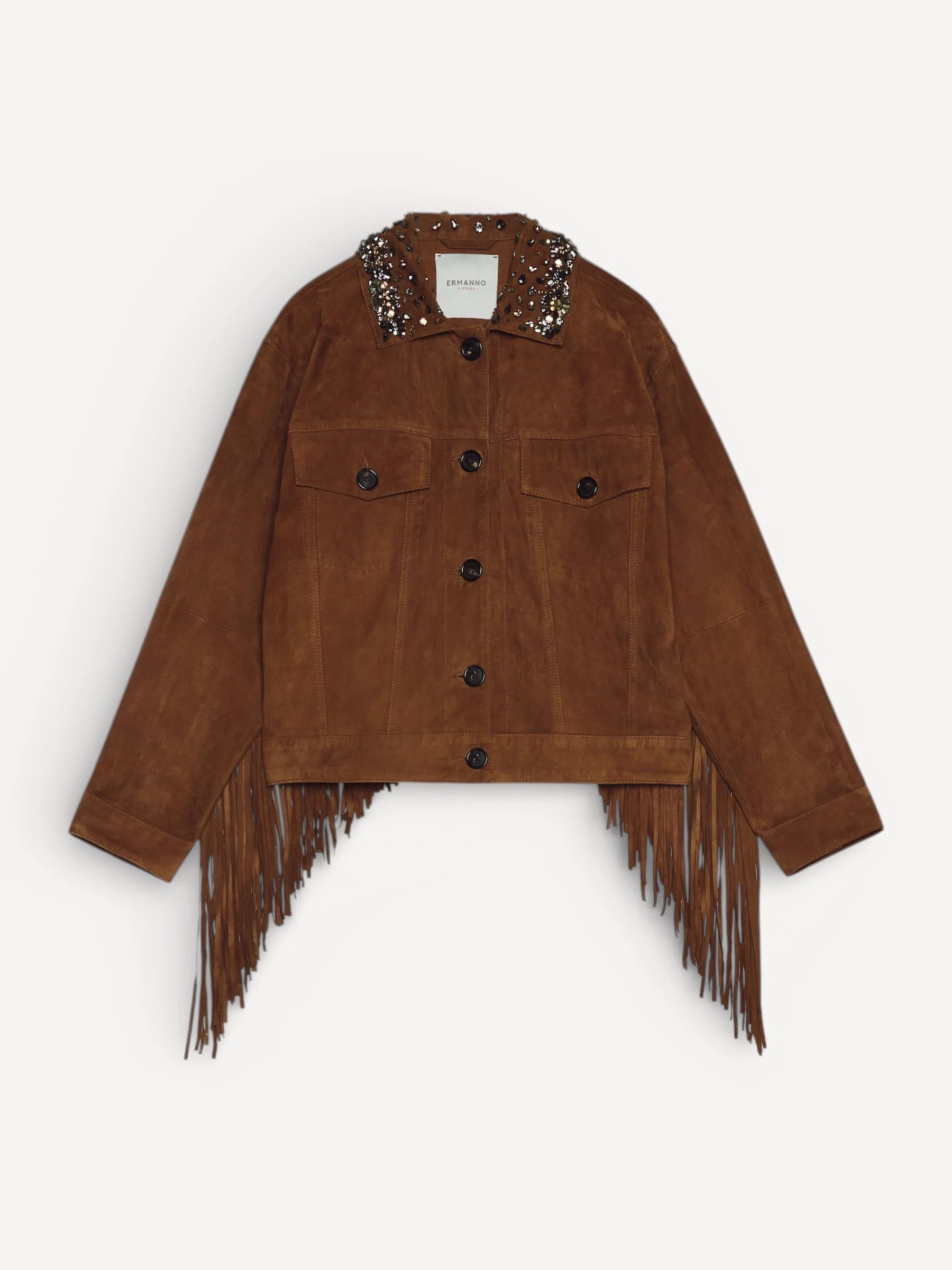 Suede Leather Jacket - Bruin
