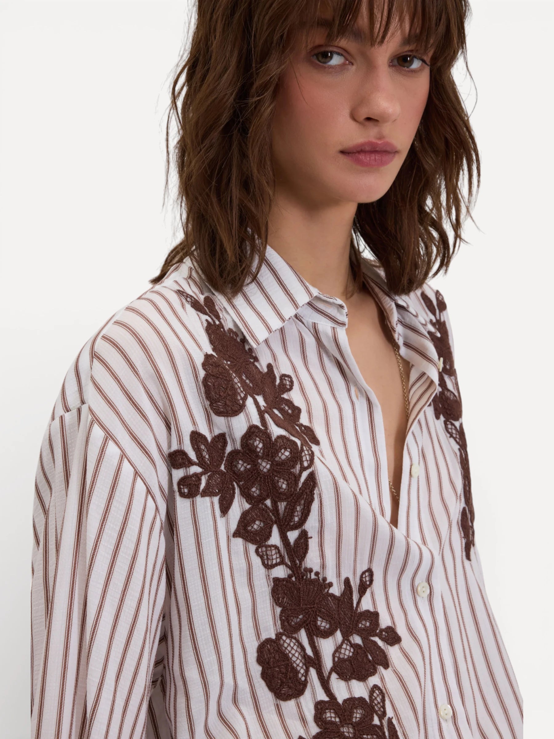 Striped Shirt - Off White