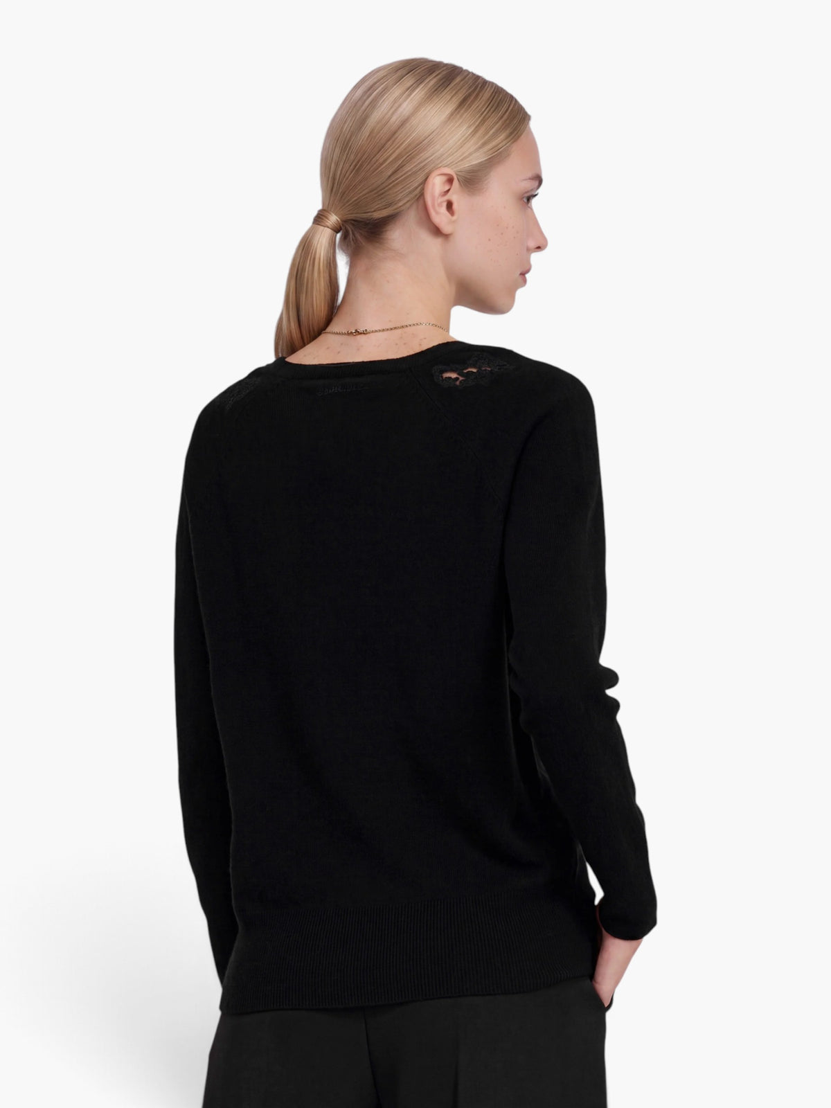 Ermanno Firenze V-Neck Sweater - Zwart