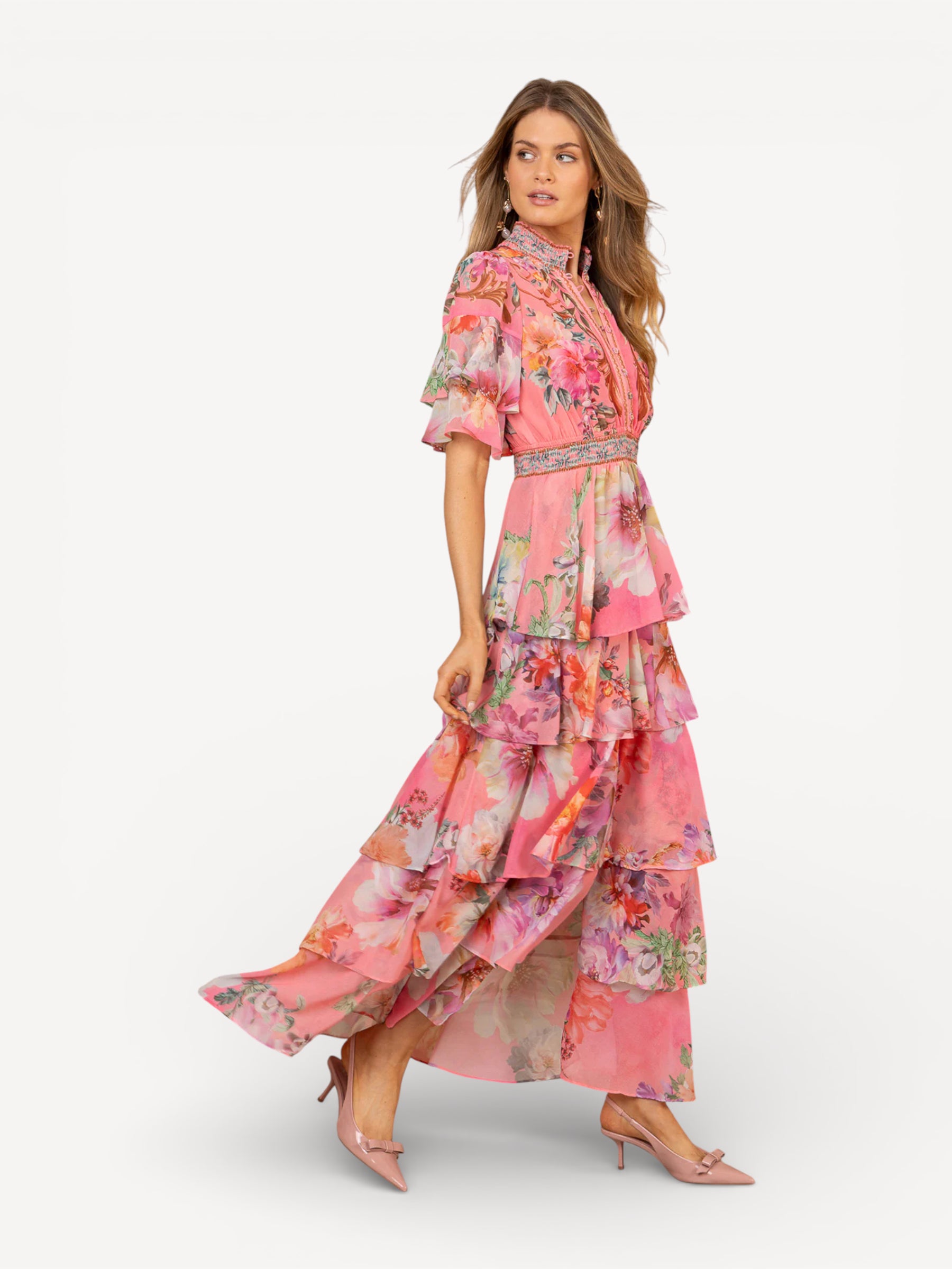 Itzayana Dress - Koraal