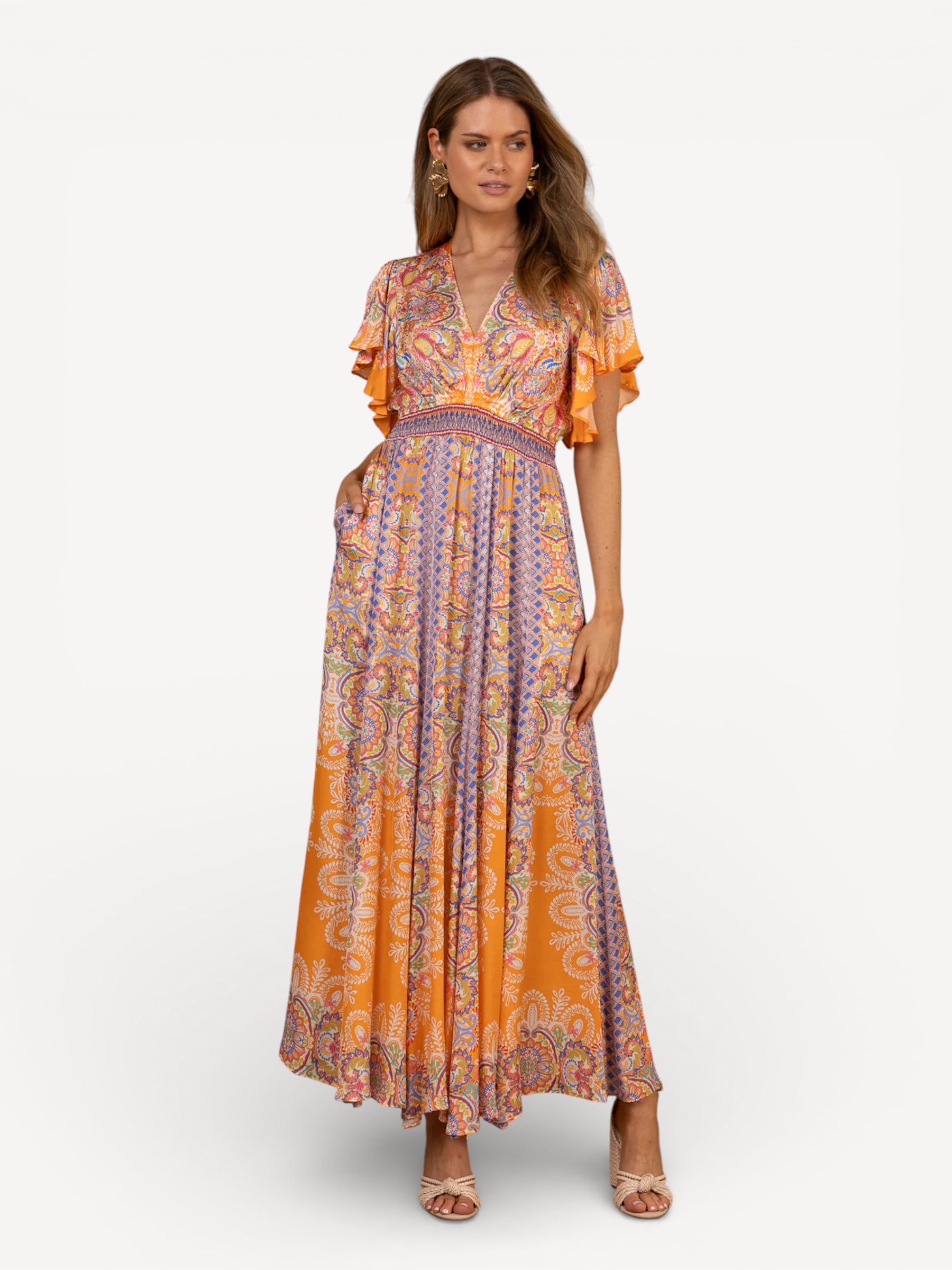 Sandra Dress - Oranje