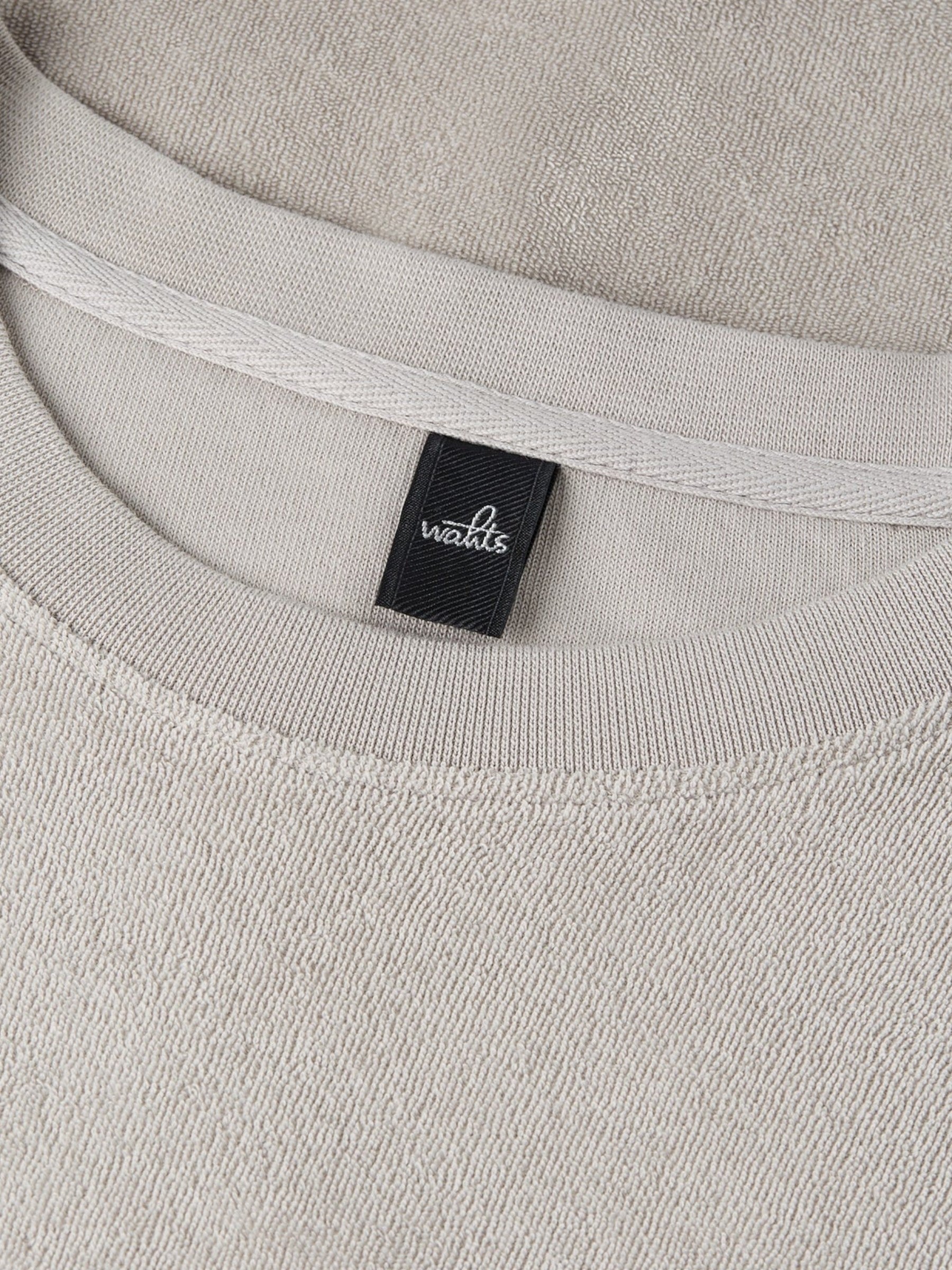 Berkley Toweling T-Shirt - Stone Grey