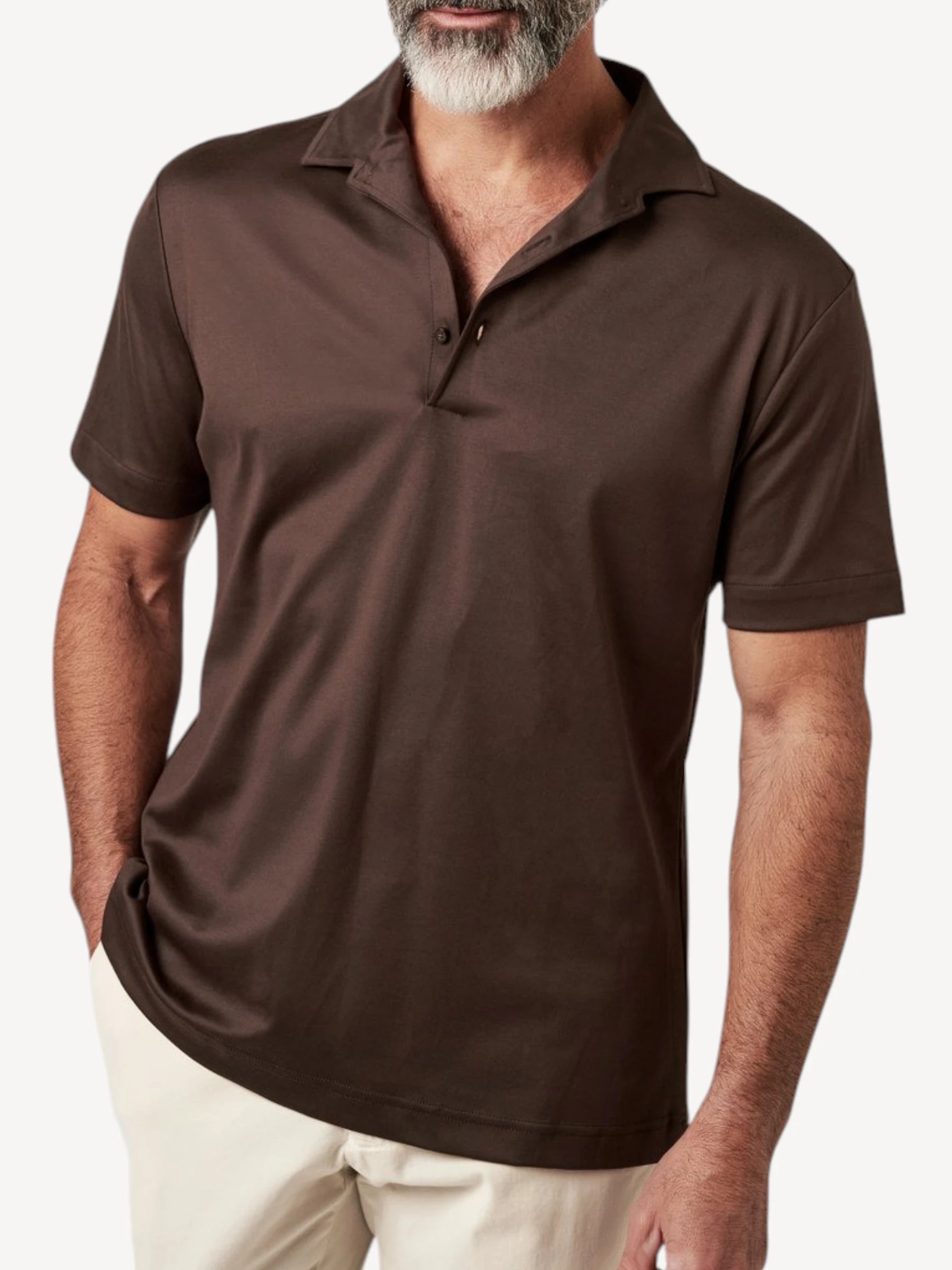 Luxury Two Ply Polo - Bruin