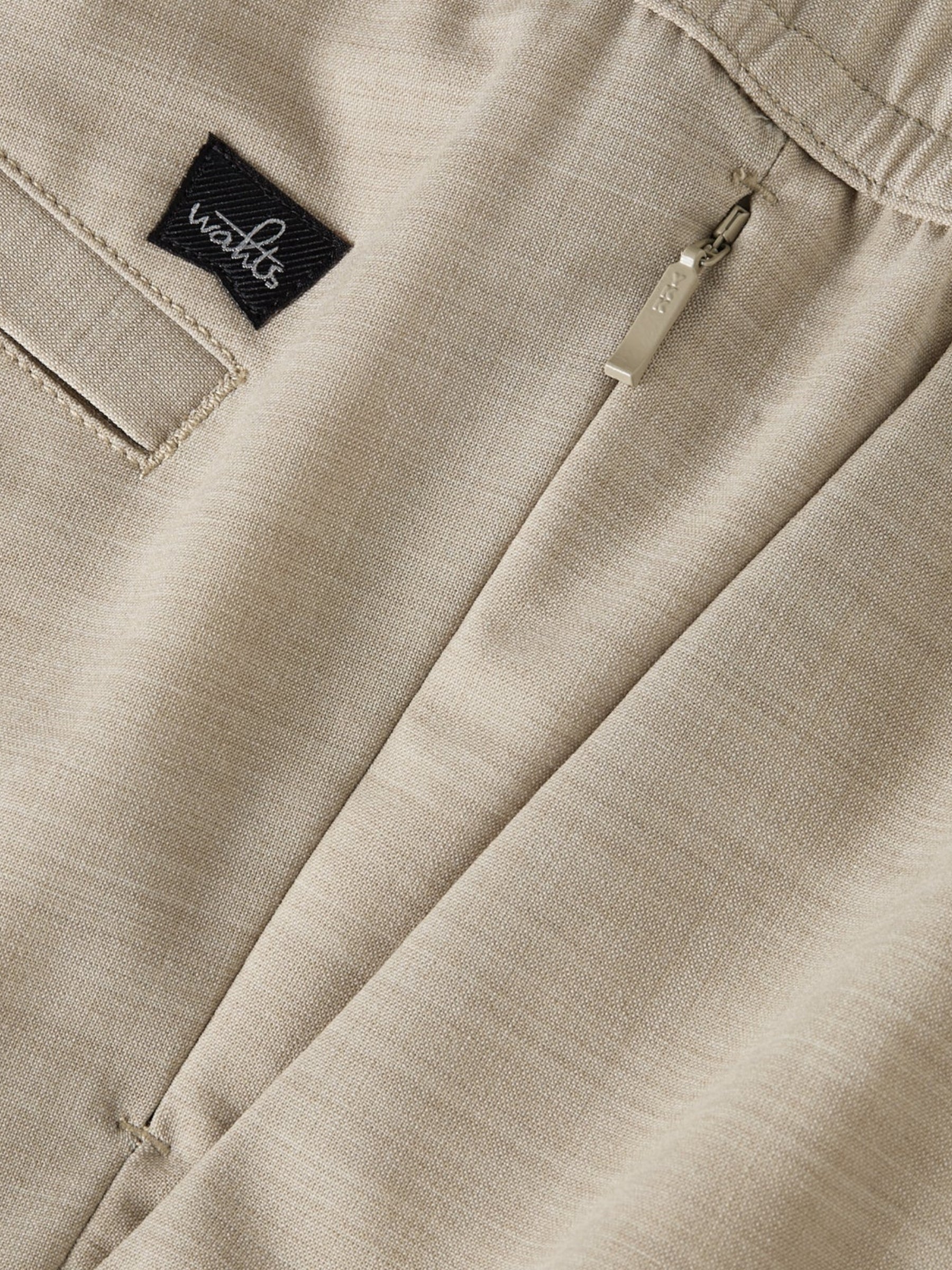 Hunter Wool/Stretch Trousers - Light Sand Melange
