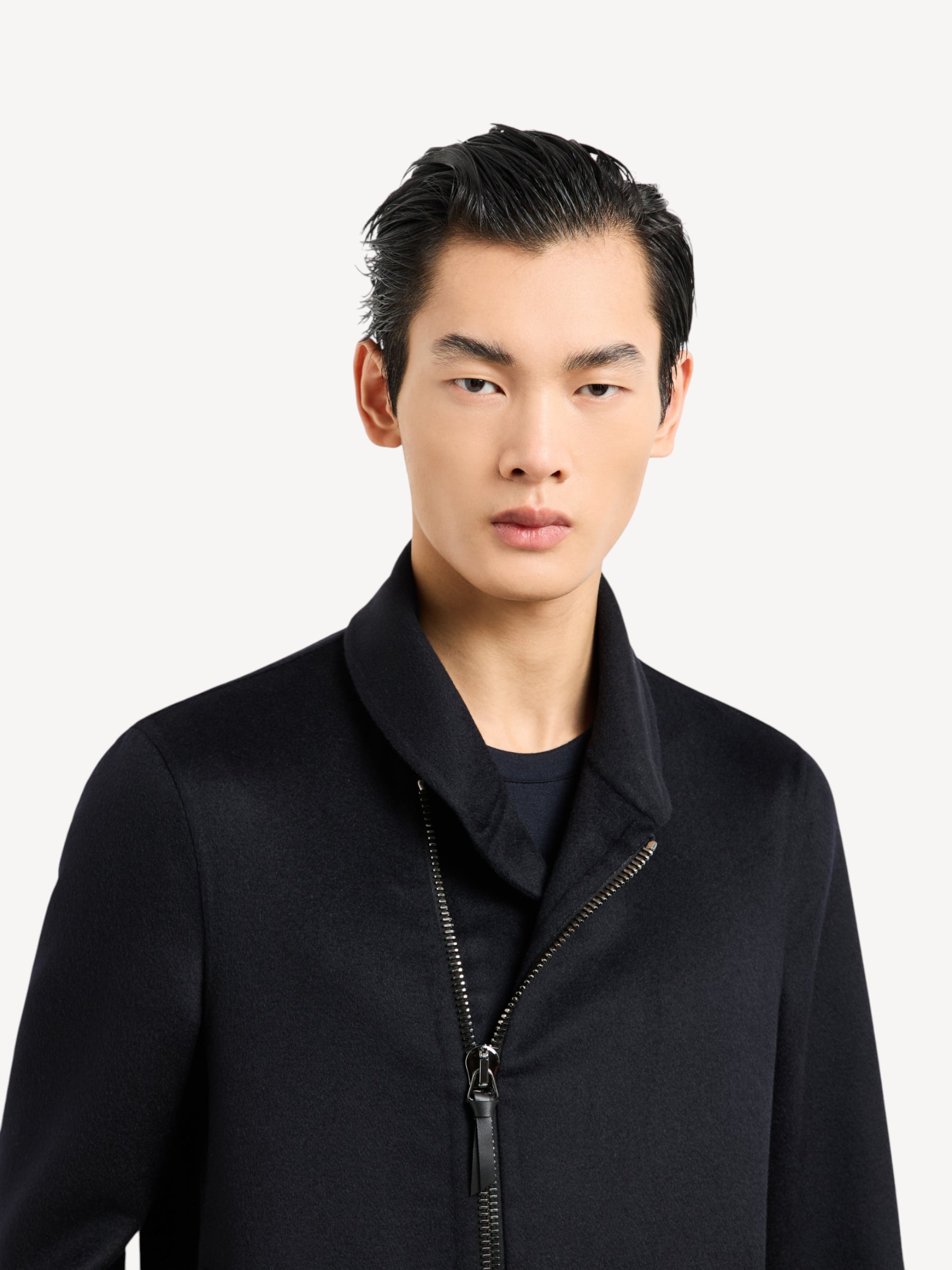 Cashmere Casentino Wool Blouson - Dark Navy