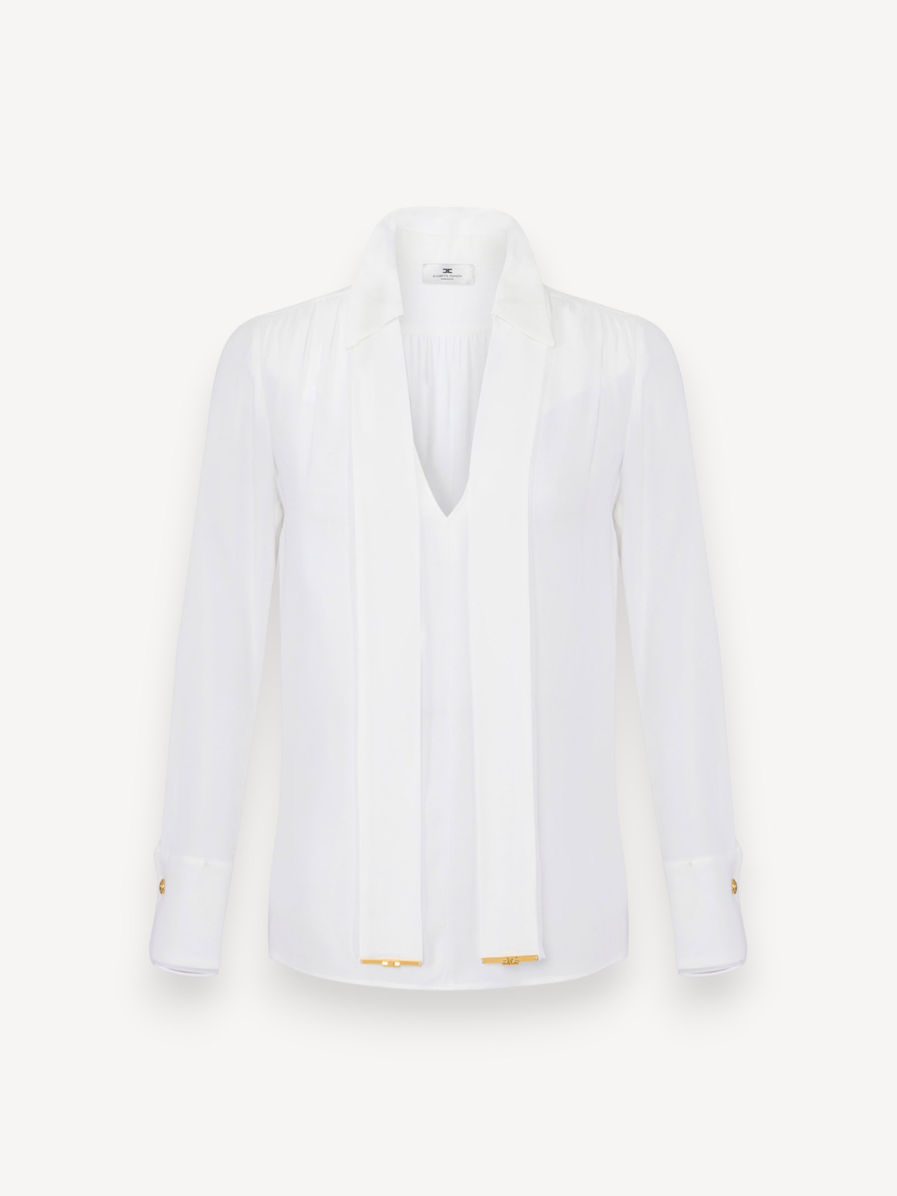 Blouse Viscose Georgette - Avorio