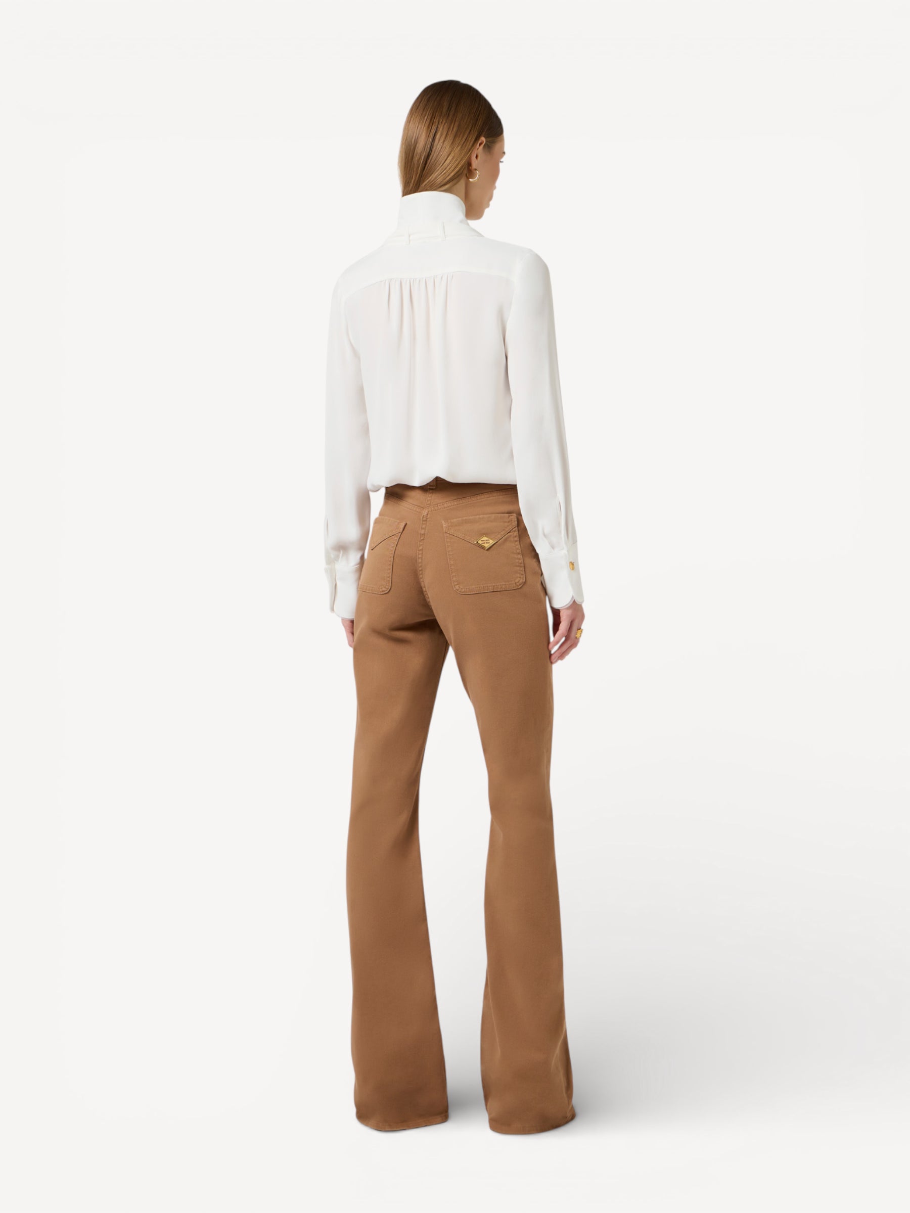 Blouse Viscose Georgette - Avorio