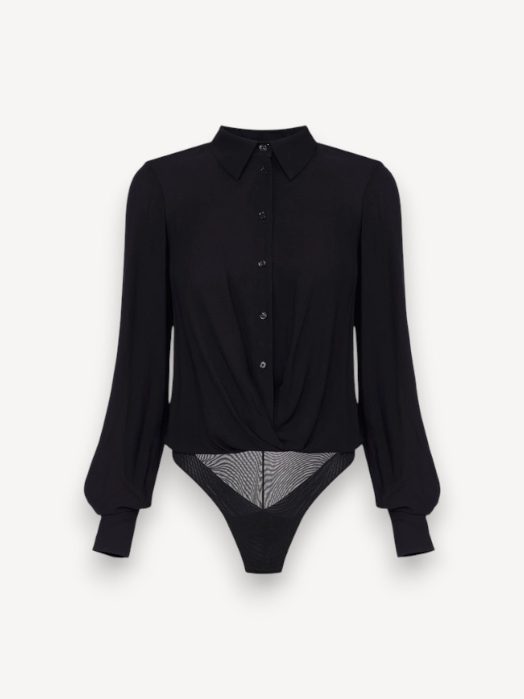 Georgette Bodysuit - Zwart