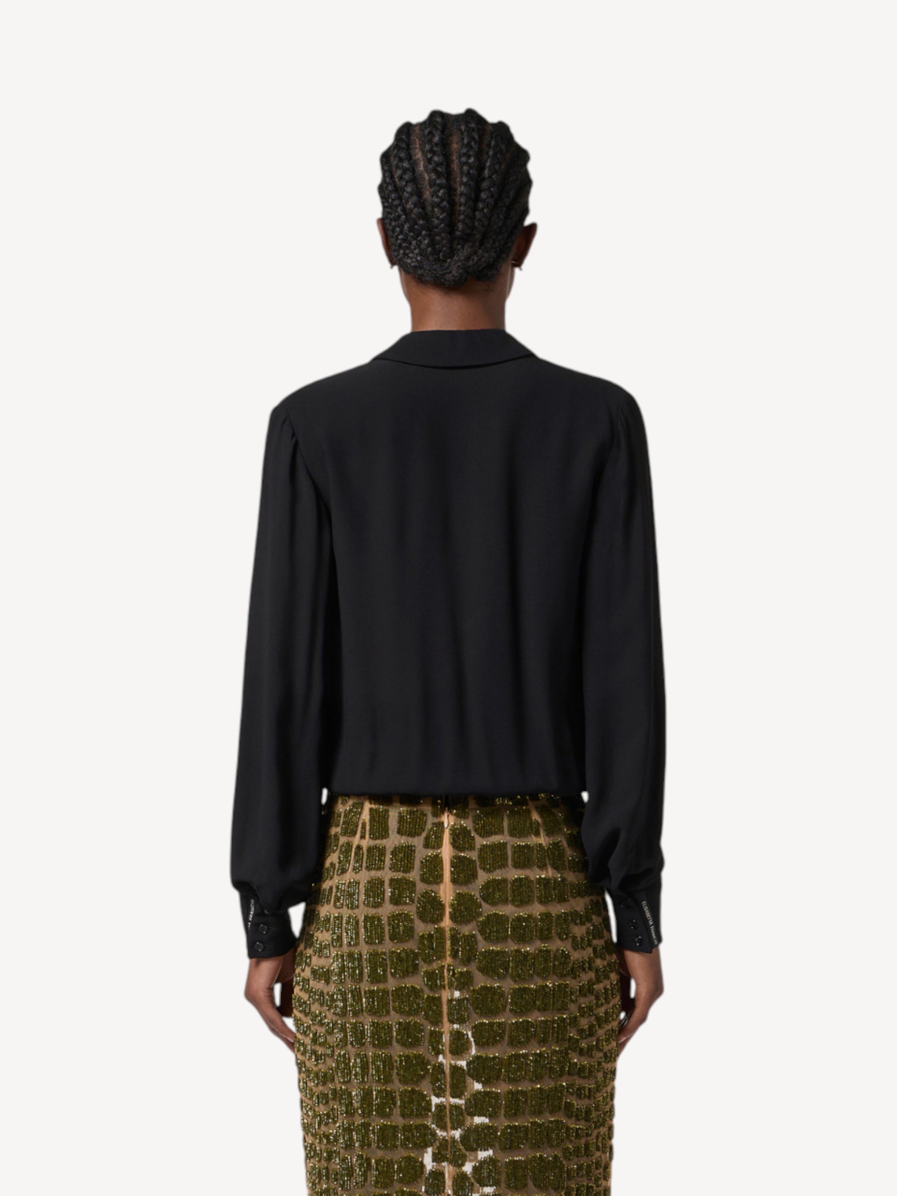 Georgette Bodysuit - Zwart