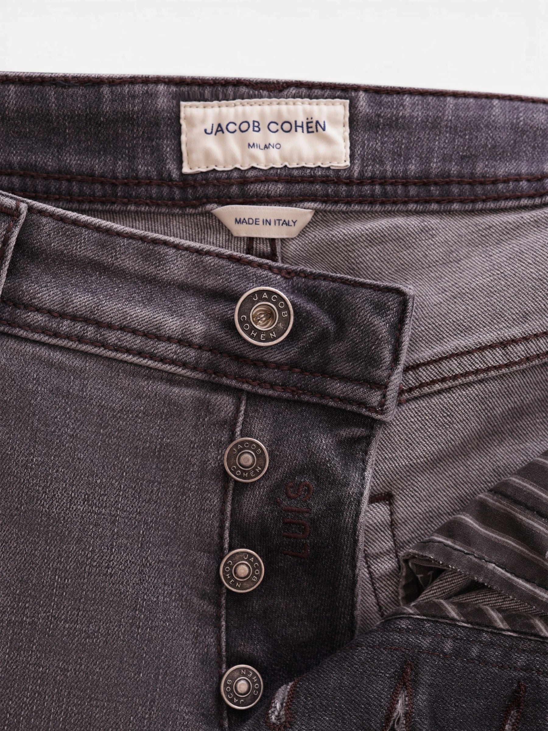 Luis Regular Jeans - Donkergrijs