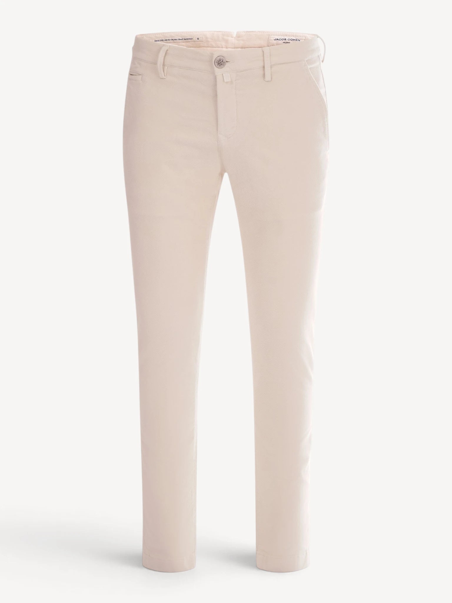Bobby Slim Trousers - Off White