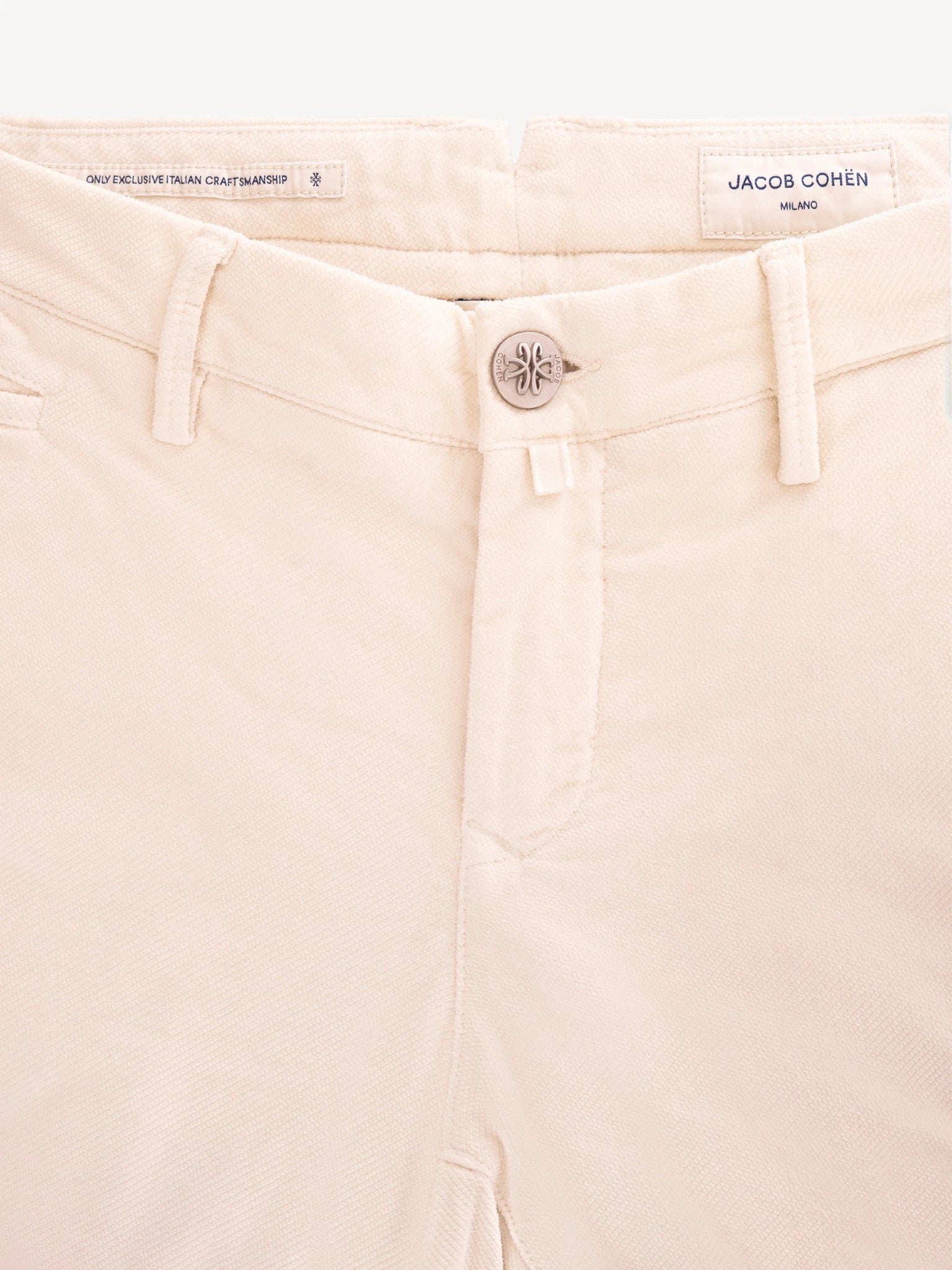 Bobby Slim Trousers - Off White