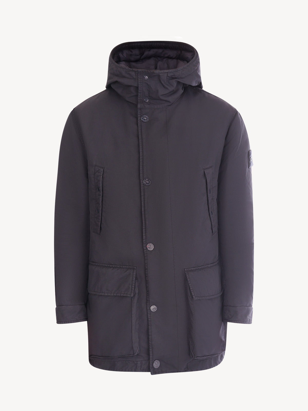 Stone Island Short Parka - Donkerblauw