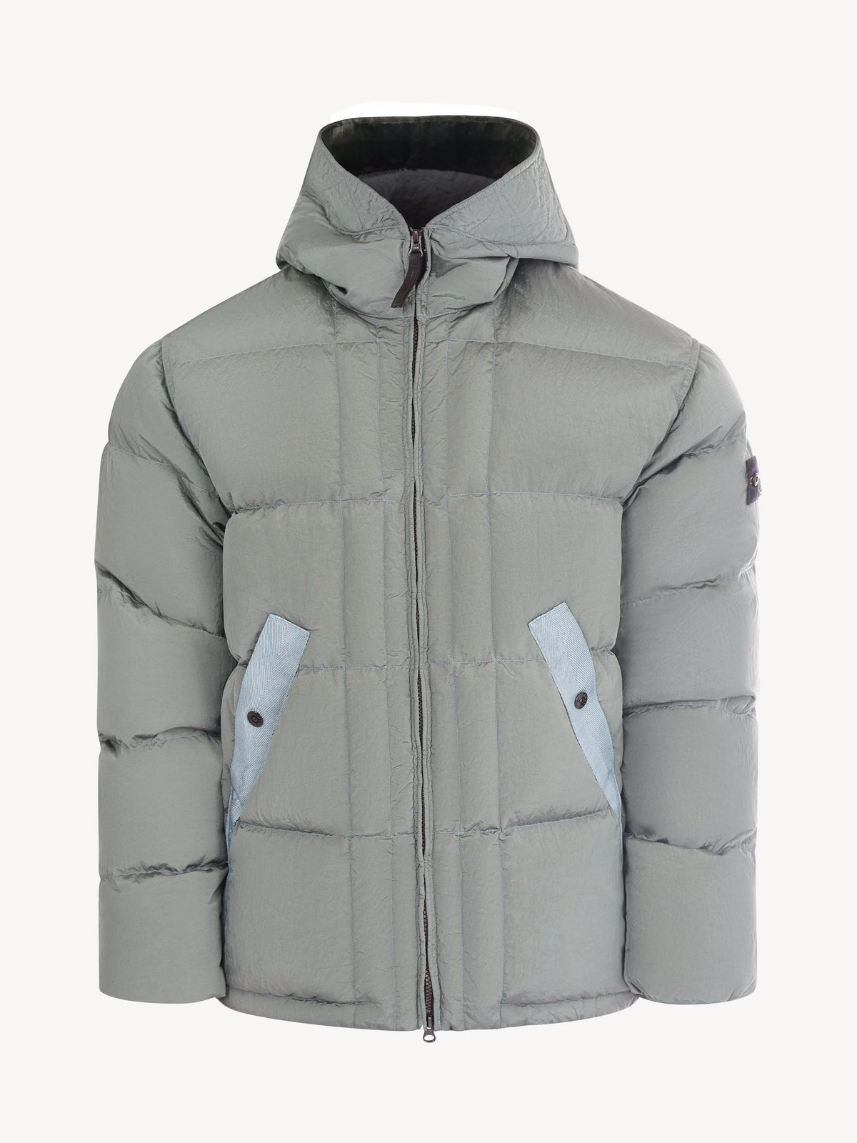 Stone Island Nylon Metal in ECONYL® Donsjas - Oceaangroen