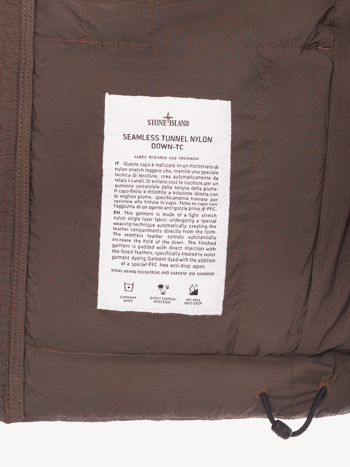Stone Island Seamless Tunnel Nylon Down-TC Bodywarmer - Donkergroen