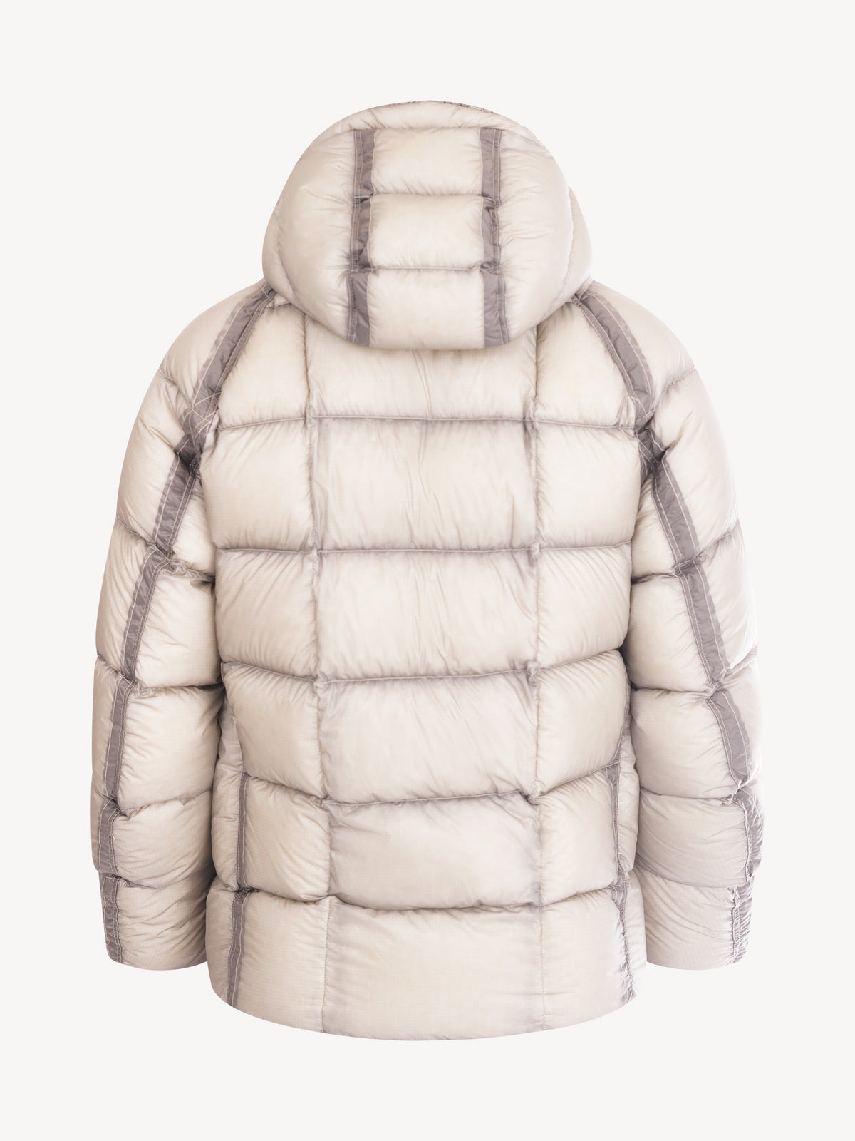 C.P. Company D.D. Shell Hooded Puffer Jacket - Grijs