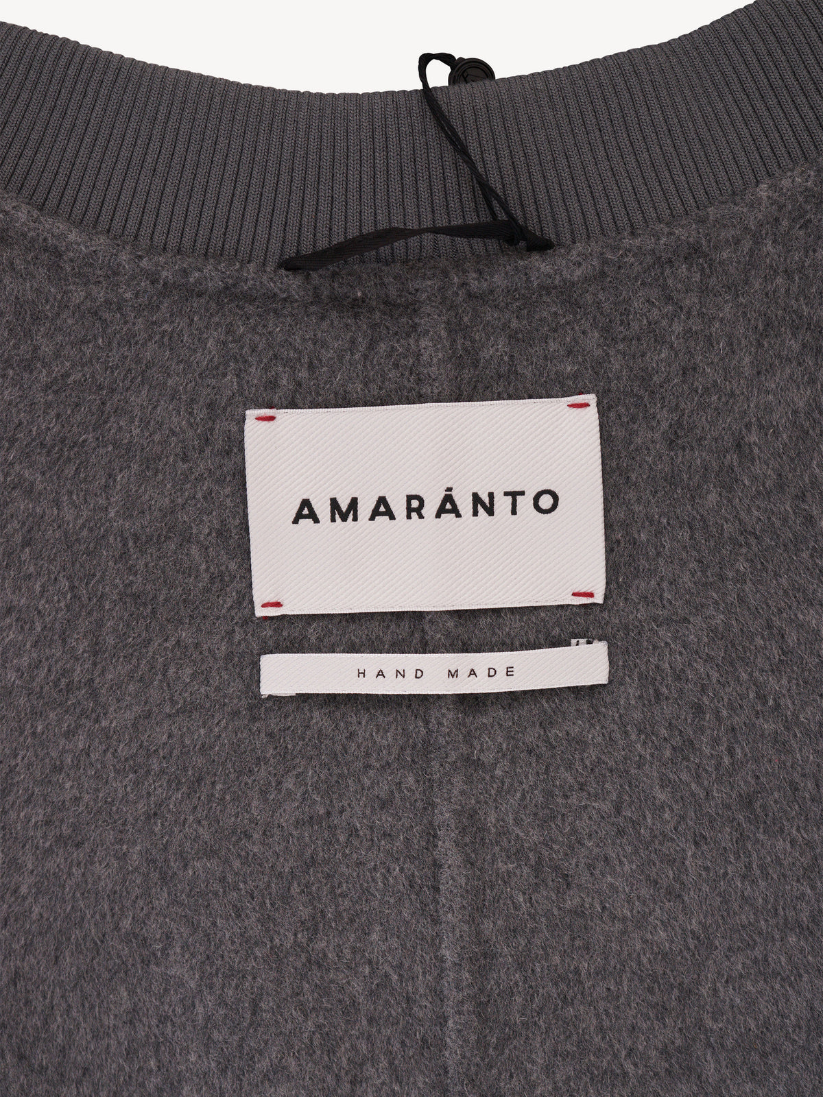 Amaránto Bomber jack in Wol en Cashmere - Grijs