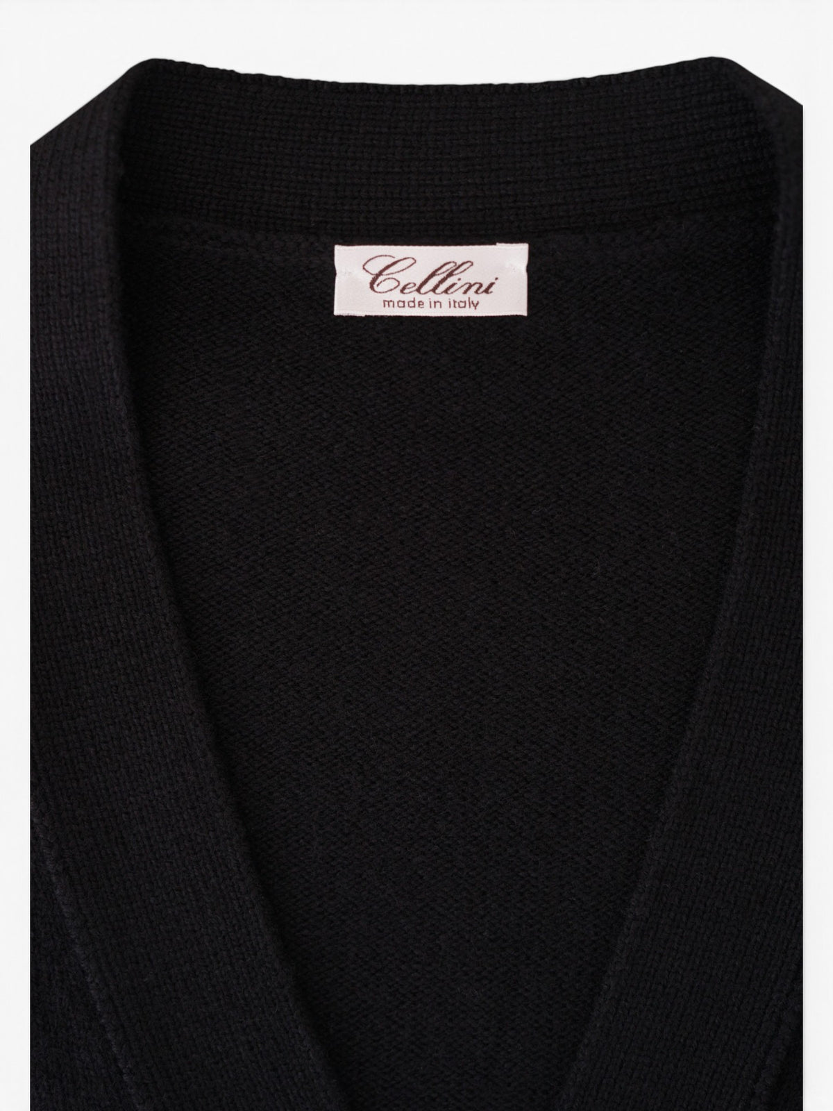 Cellini Vest knopen - zwart