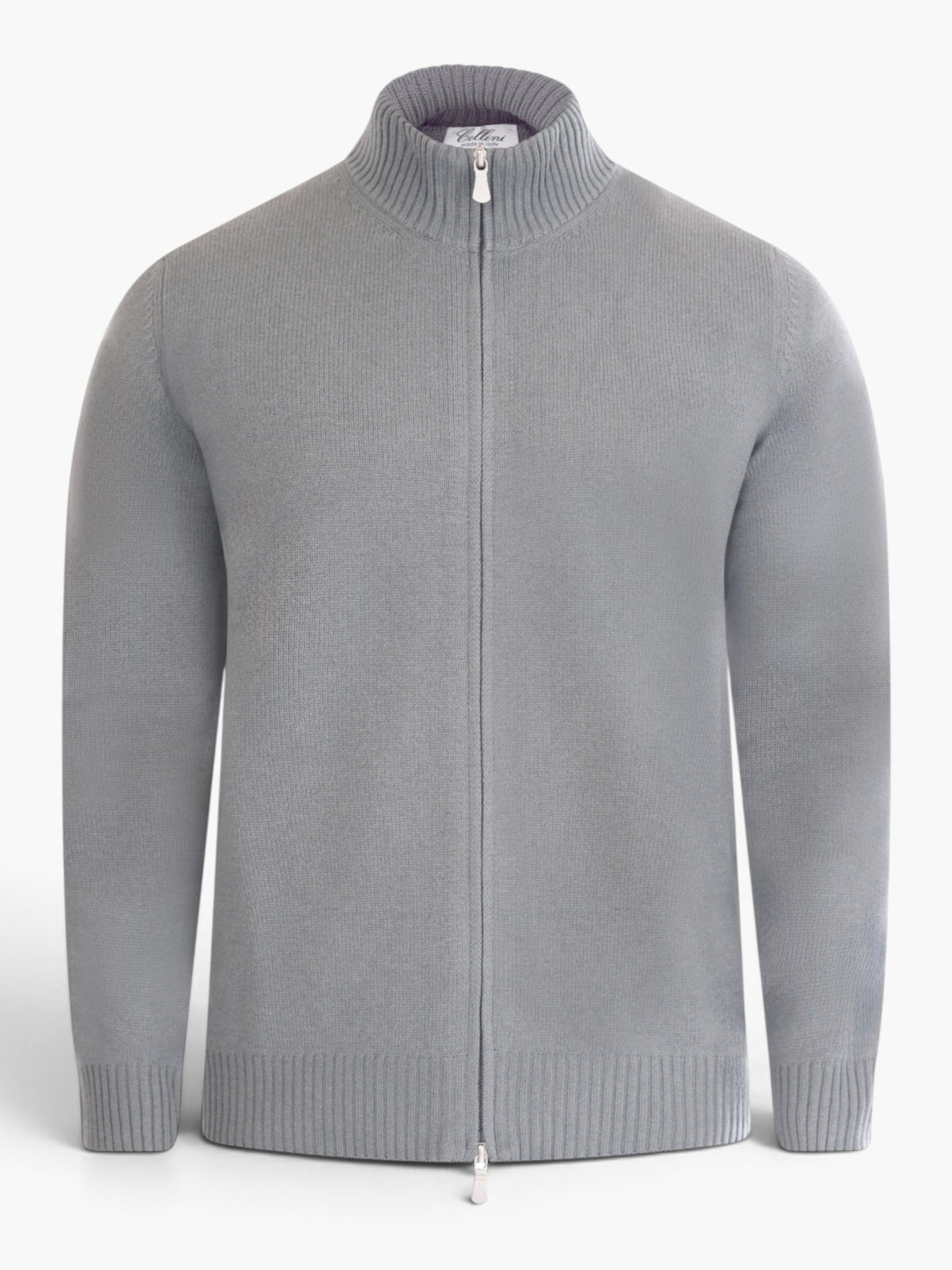 Cellini Vest Rits - Green Grey