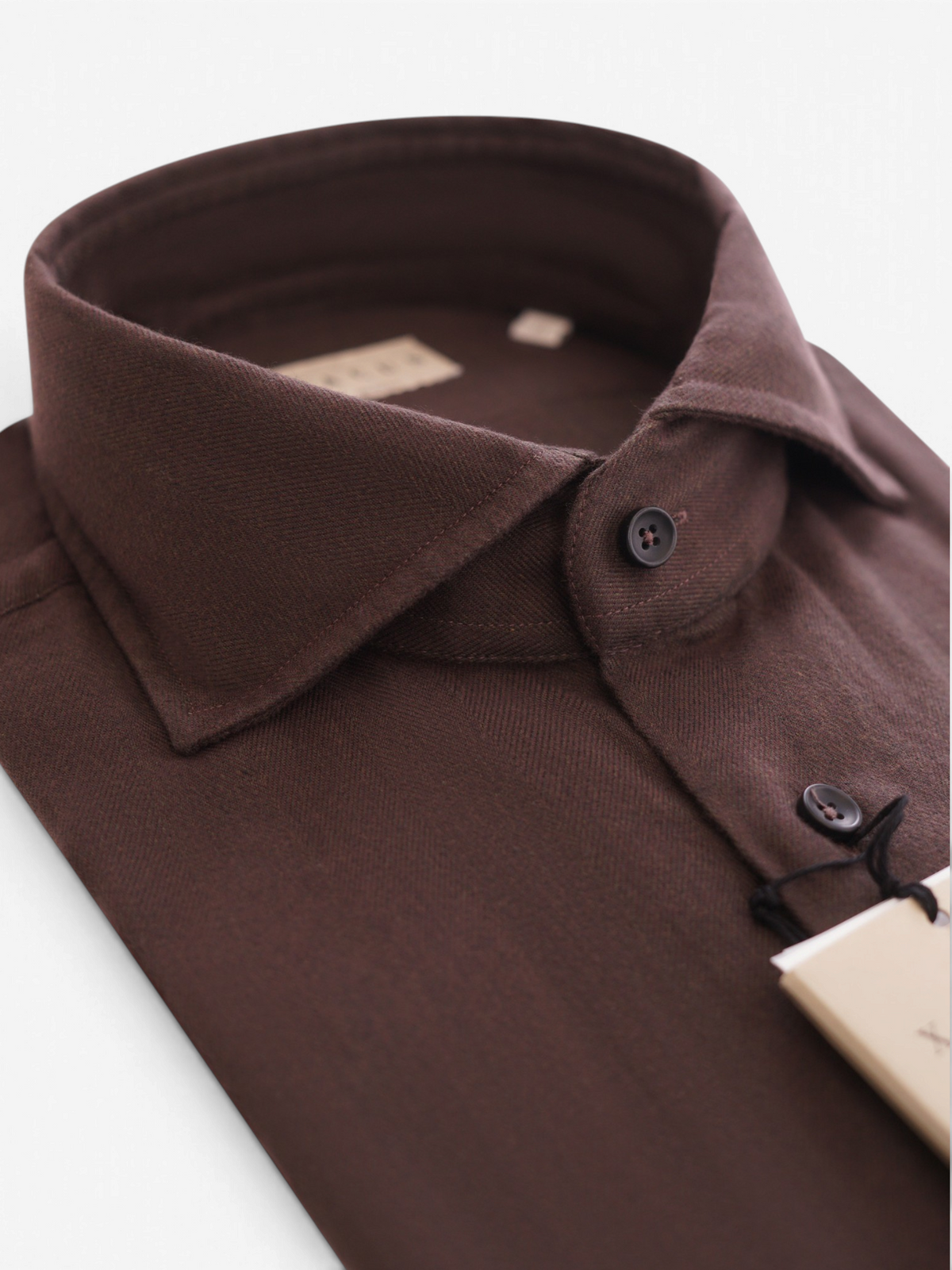 Xacus Flanel Tailor fit - Donkerbruin