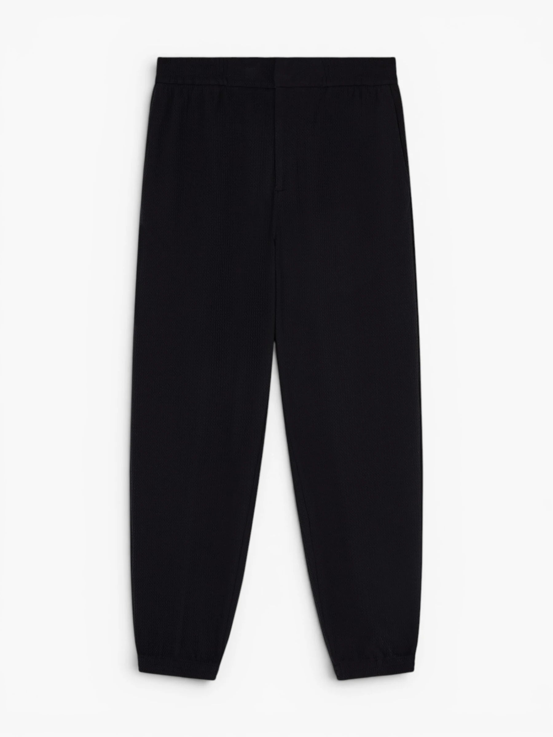 Travel Essential embossed jersey joggers - Donkerblauw