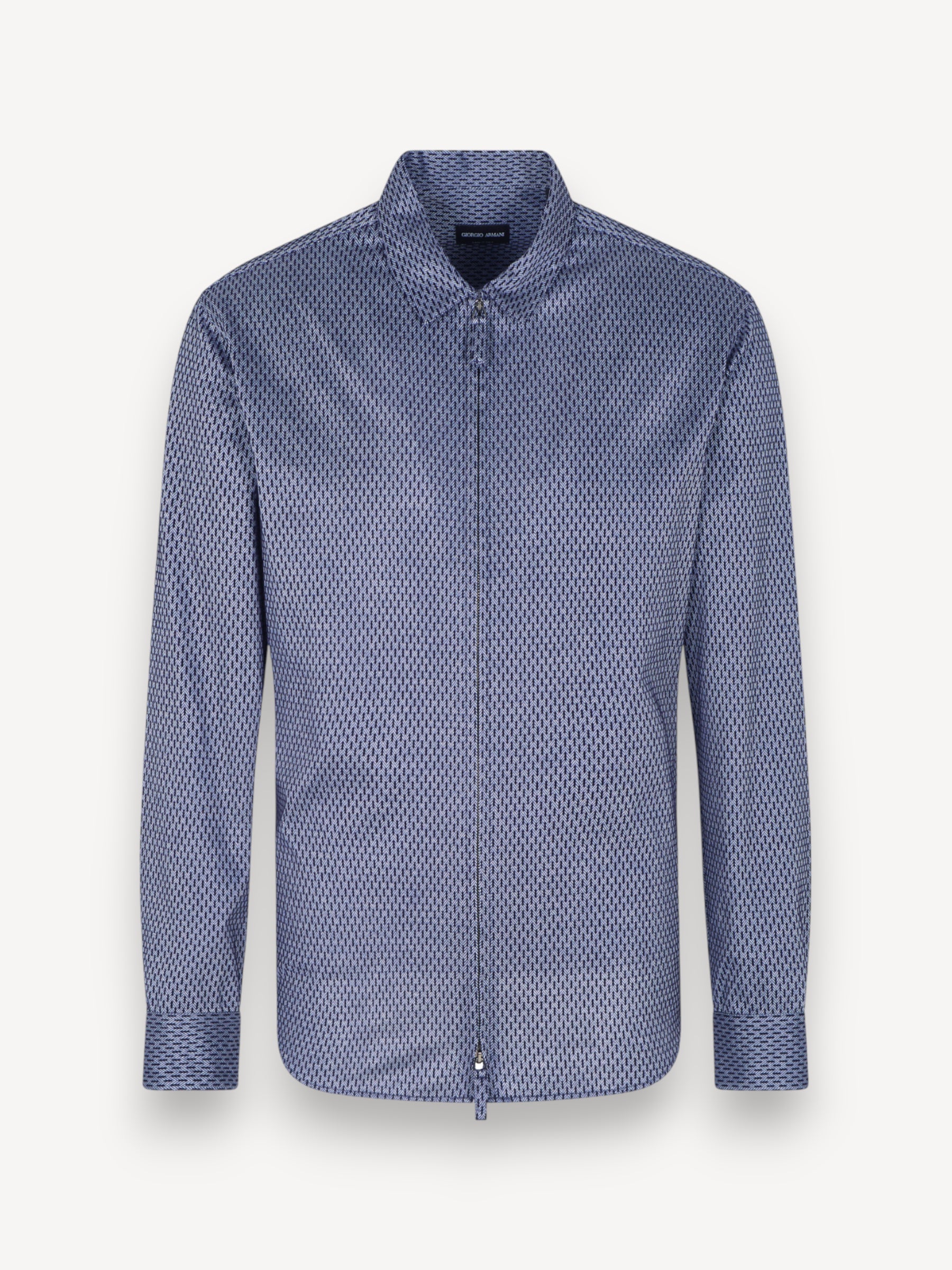 Zip Shirt Jacket - Blue