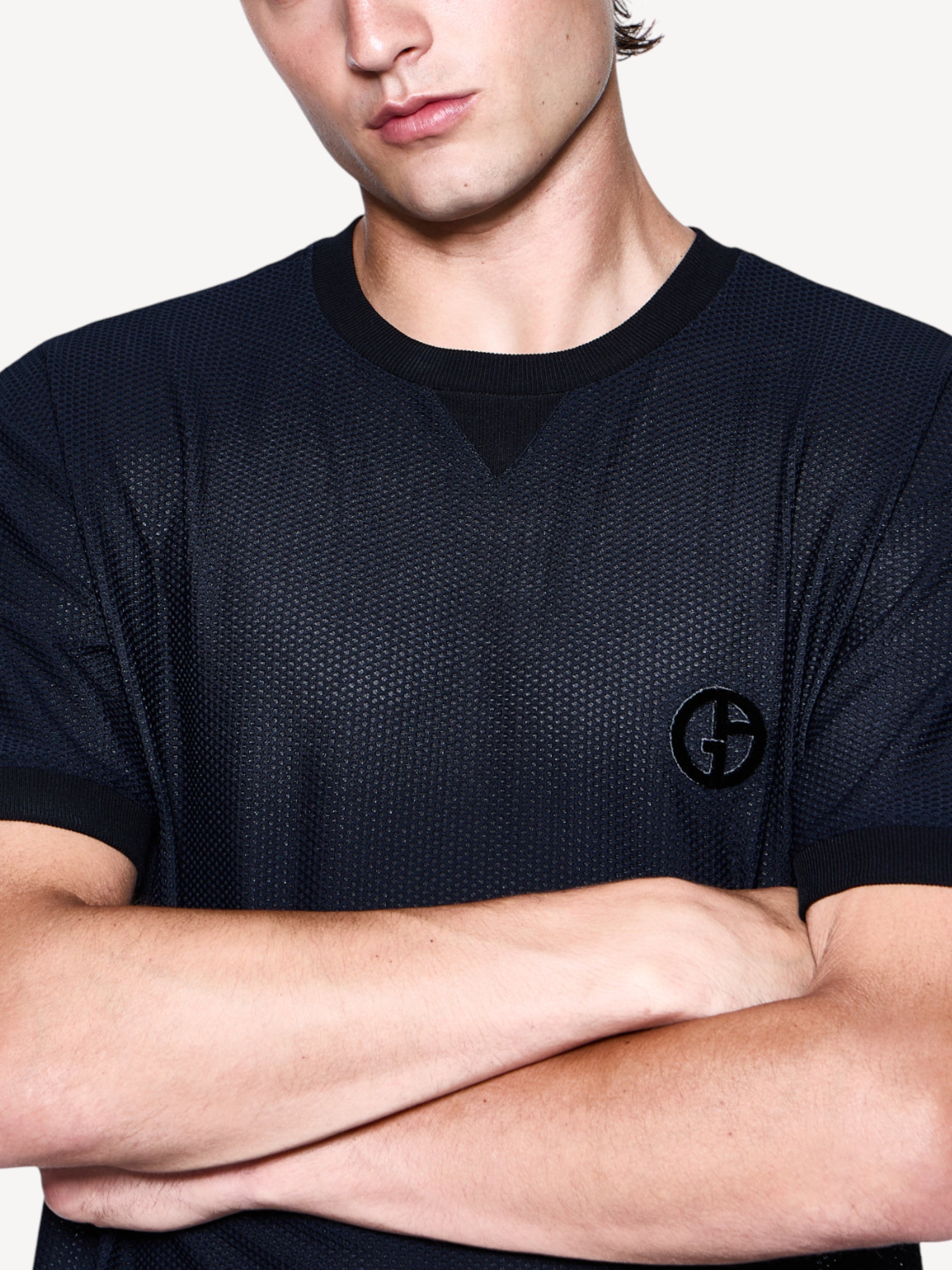 T-Shirt Technical Waffle - Dark Blue