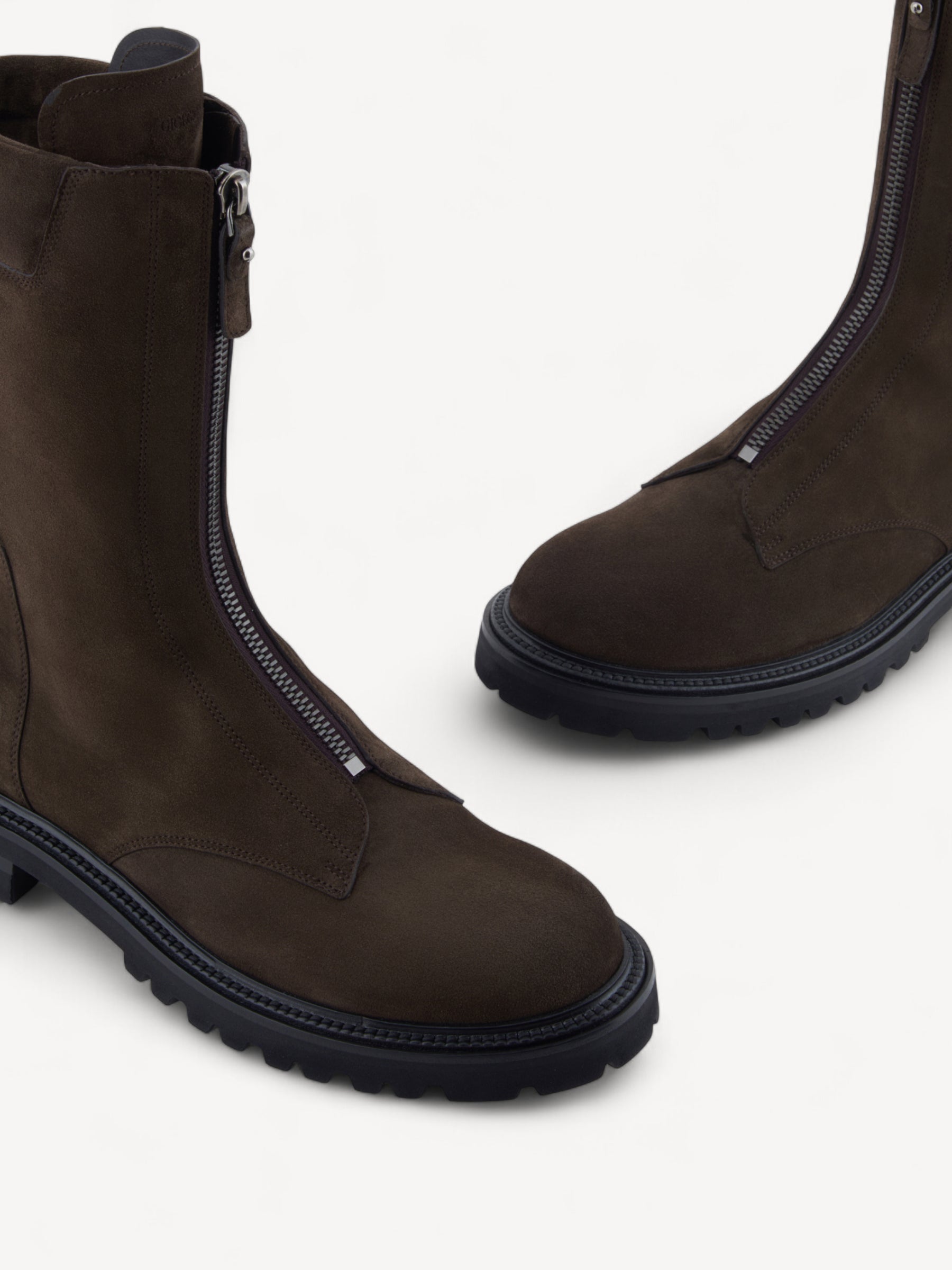 Calf Leather Boots - Brown