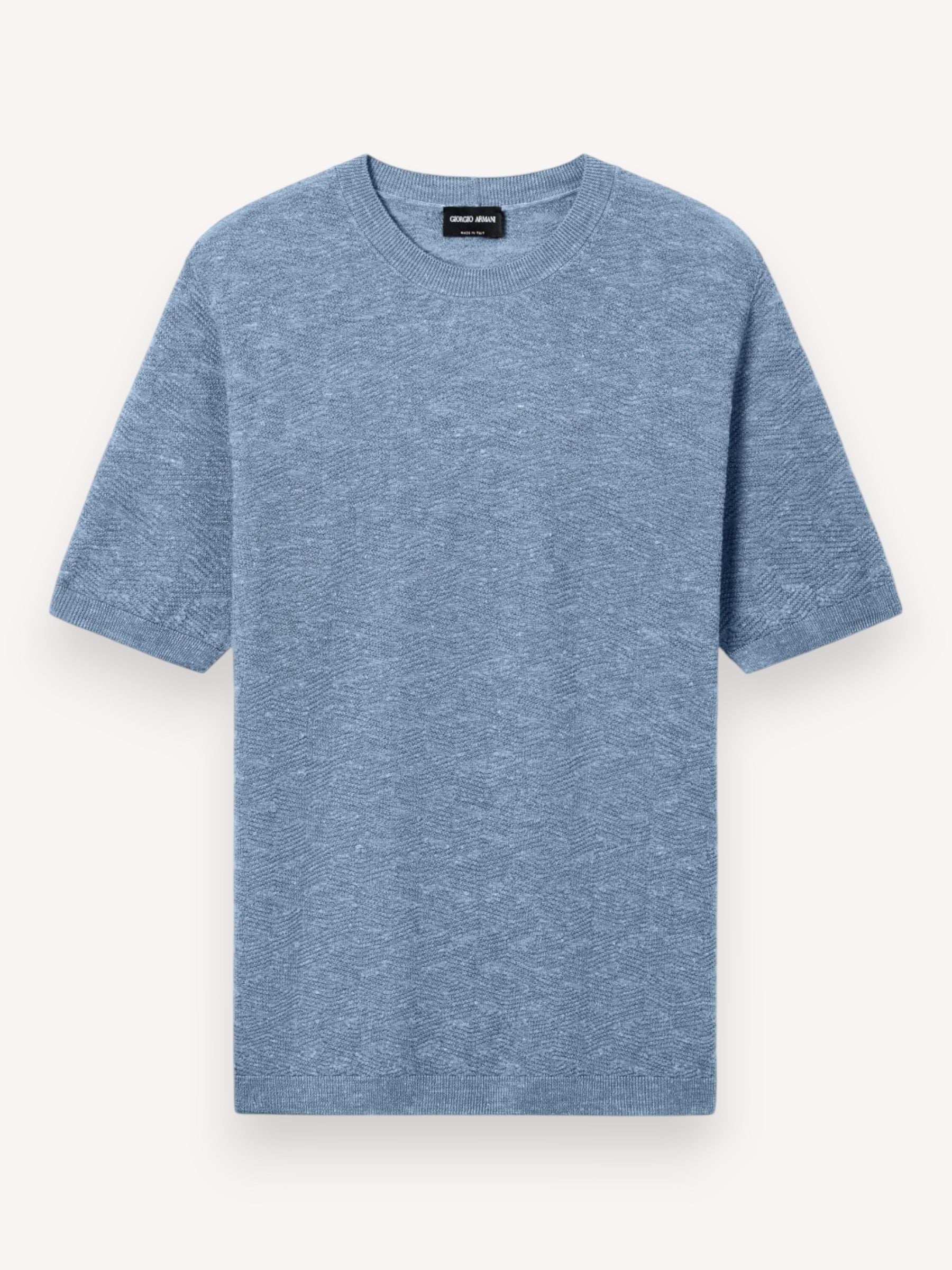 Silk Cashmere T-Shirt - Light Blue