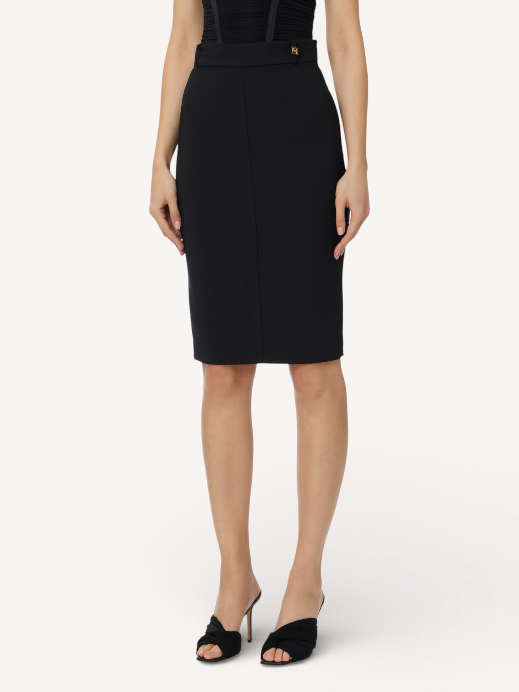 Crêpe Skirt - Zwart