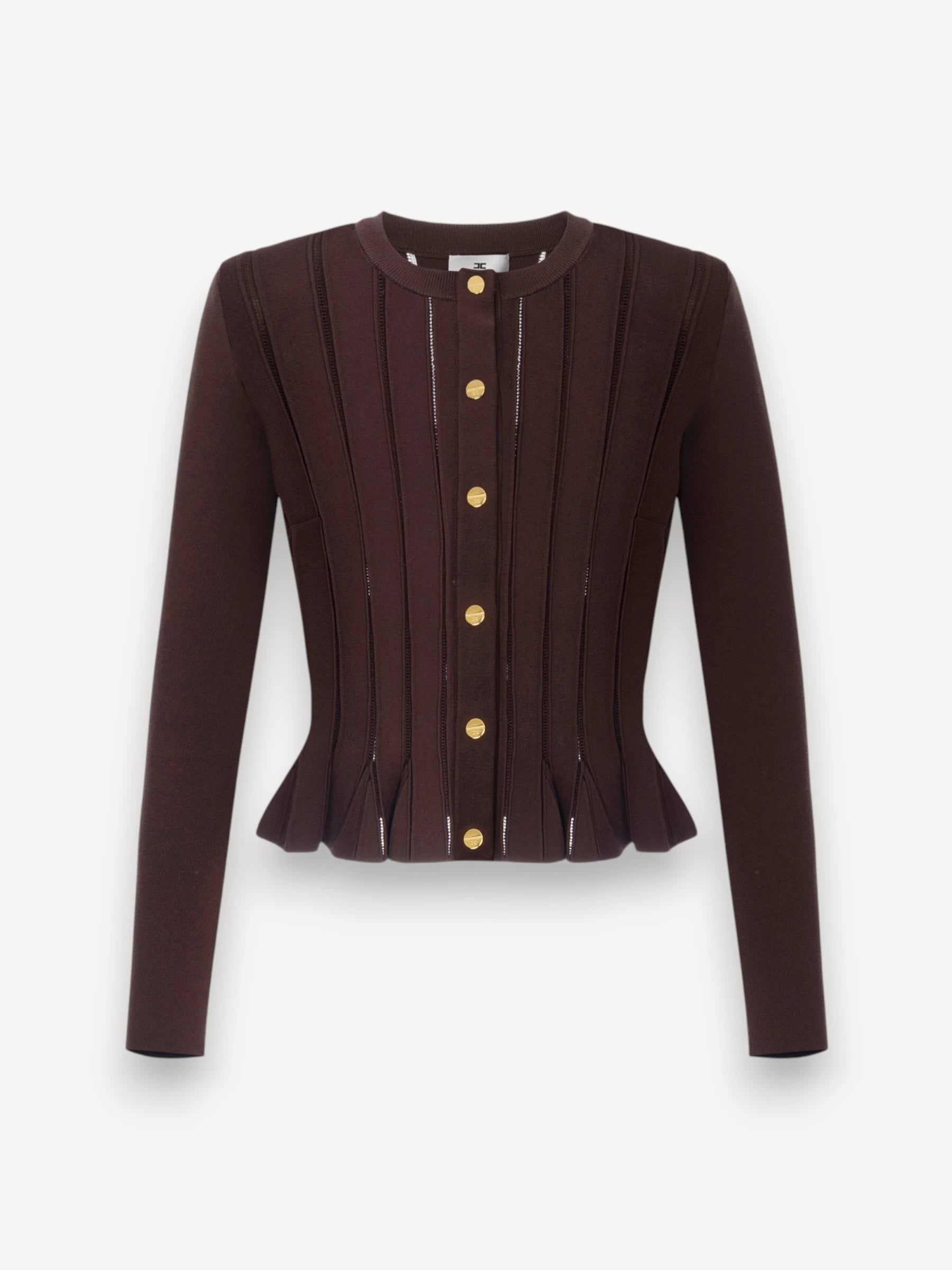 Gebreide Cardigan - Coffee