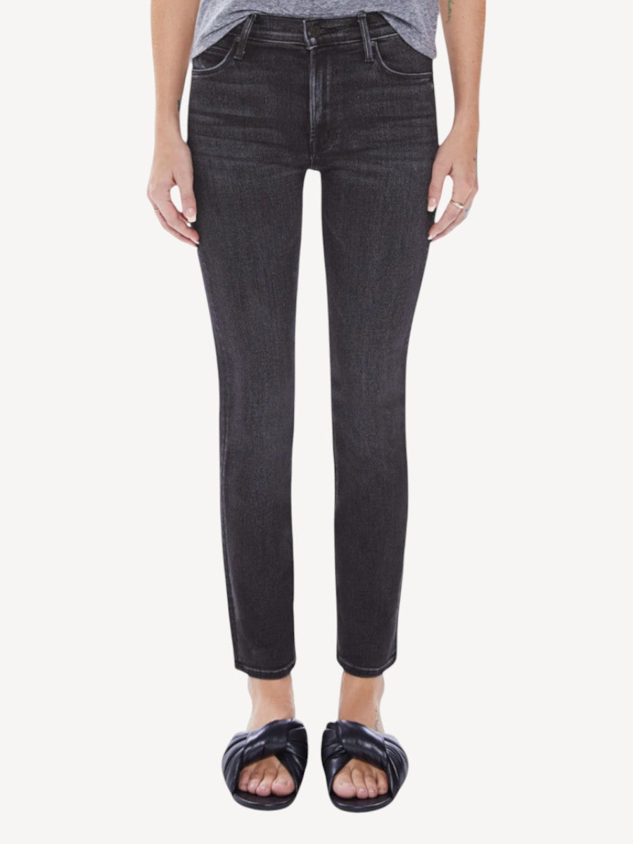 The Mid Rise Dazzler Ankle Jeans - Deep End Grijs