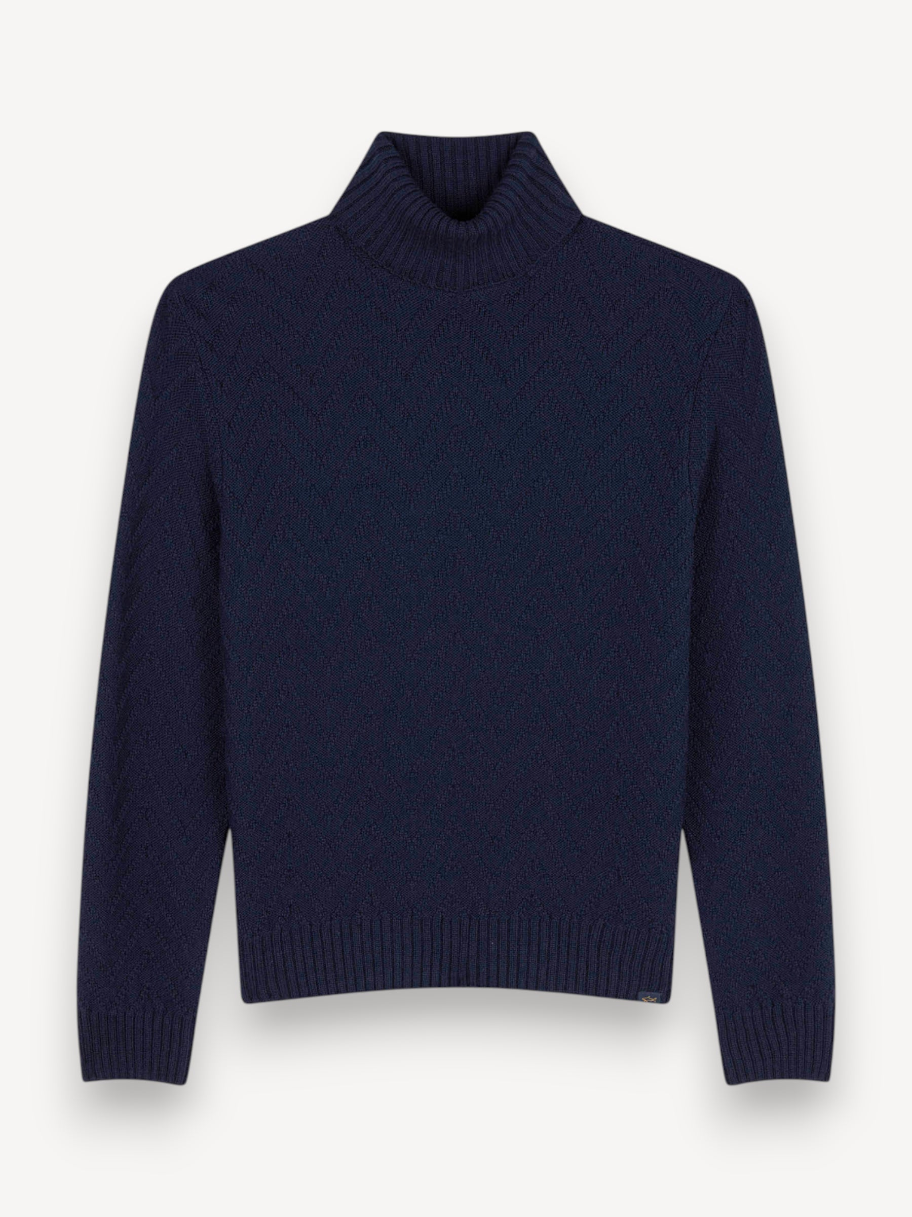 Merino Turtleneck Sweater - Donkerblauw