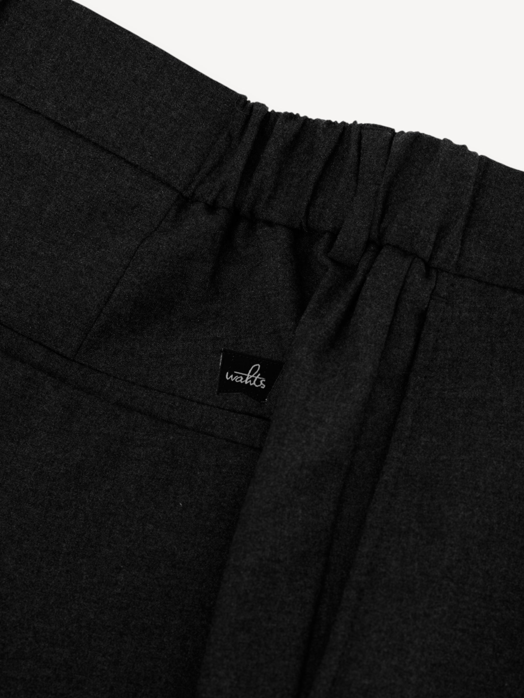 Brett Tech Stretch Wool Pants - Zwart